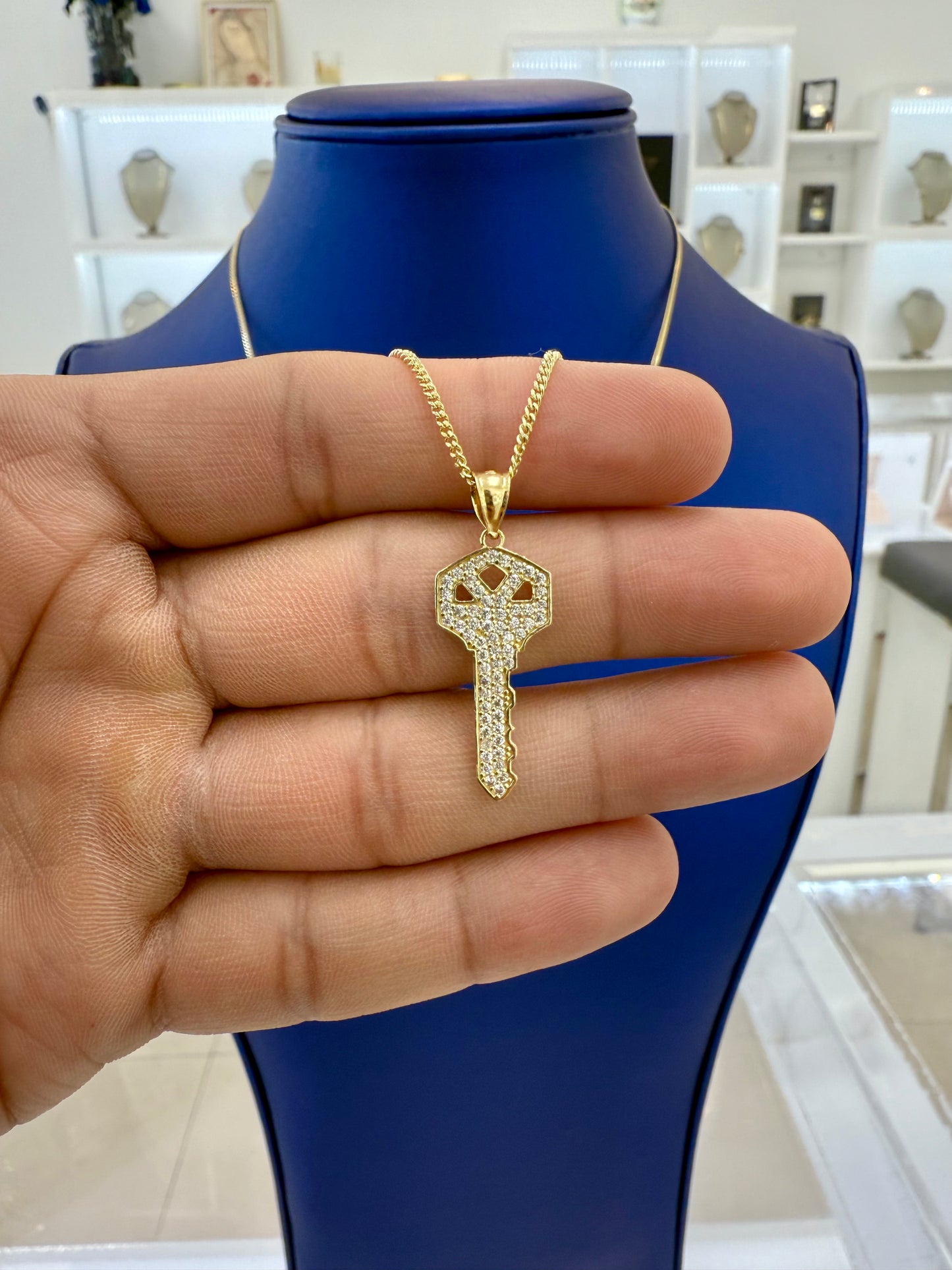 ❤️ CADENA LLAVE ORO 14K ❤️