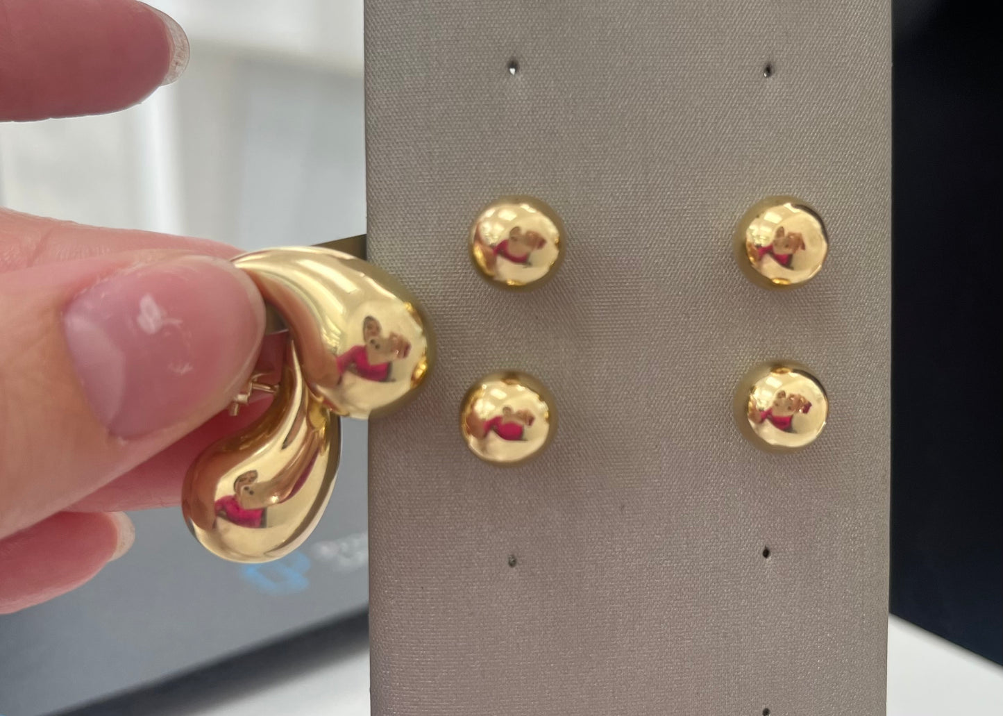 Aretes oro