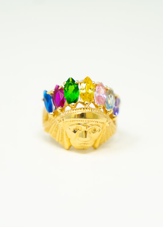 MEN'S RING - COLORFUL INDIAN