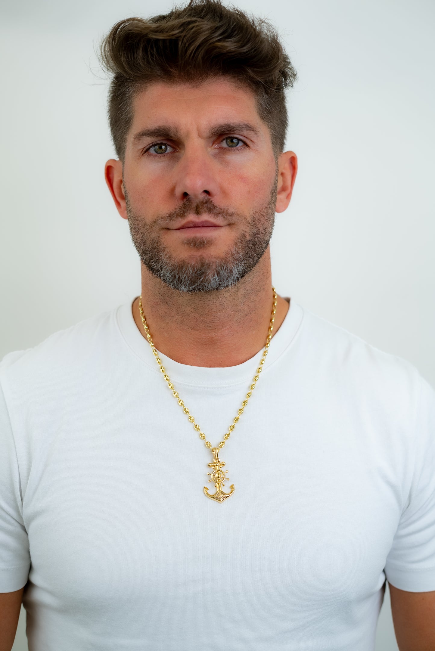 CHAIN AND MEDALLION SET - ANCLA DESIGN