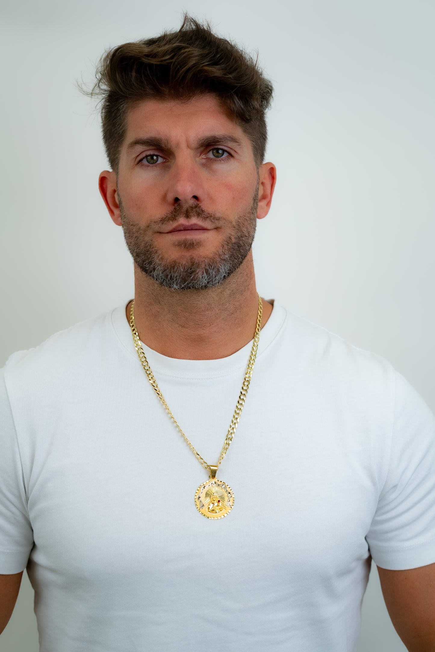 CHAIN AND MEDALLION SET - SANTA BARBARA