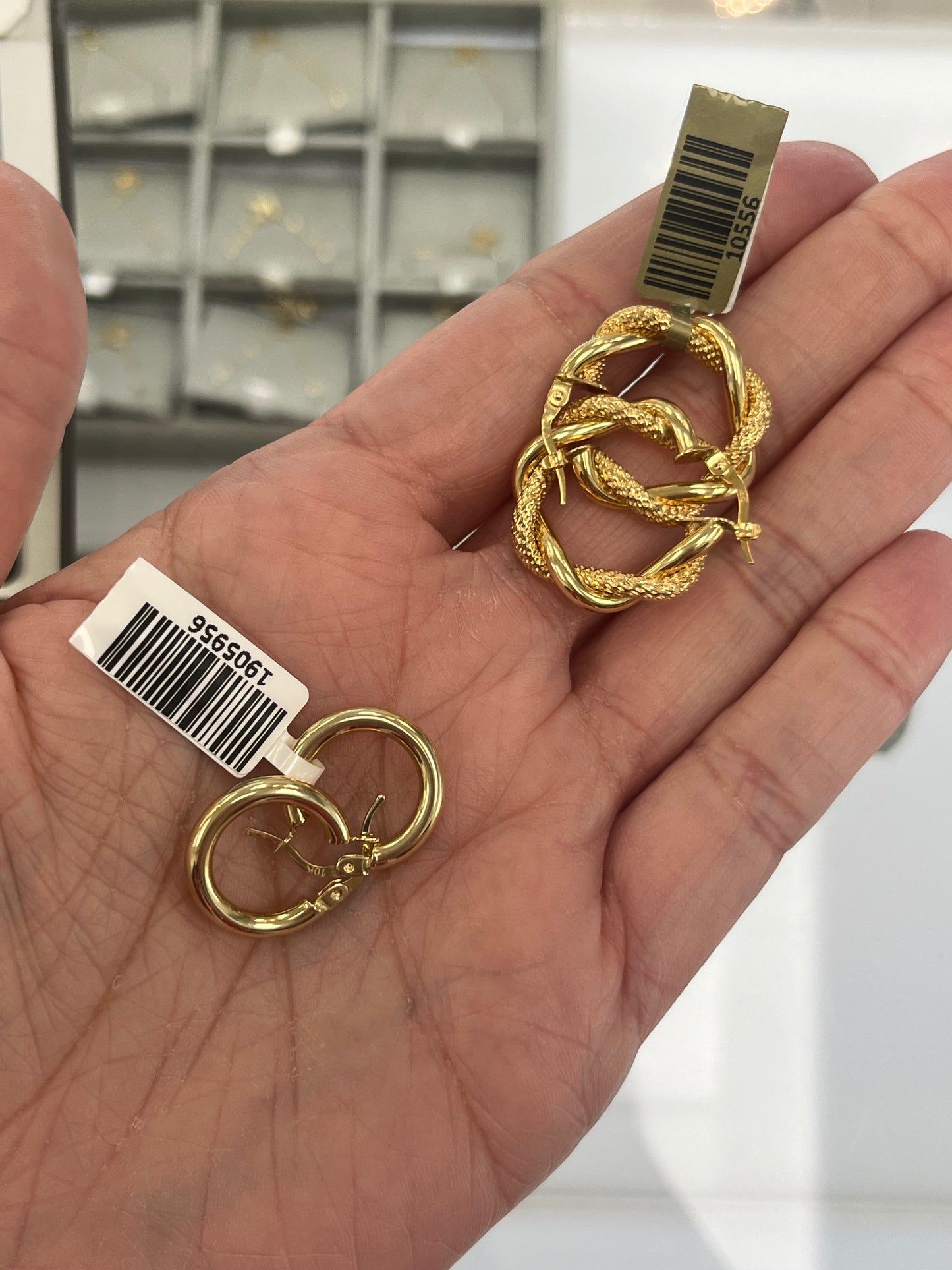 Aretes oro 14k y 10k