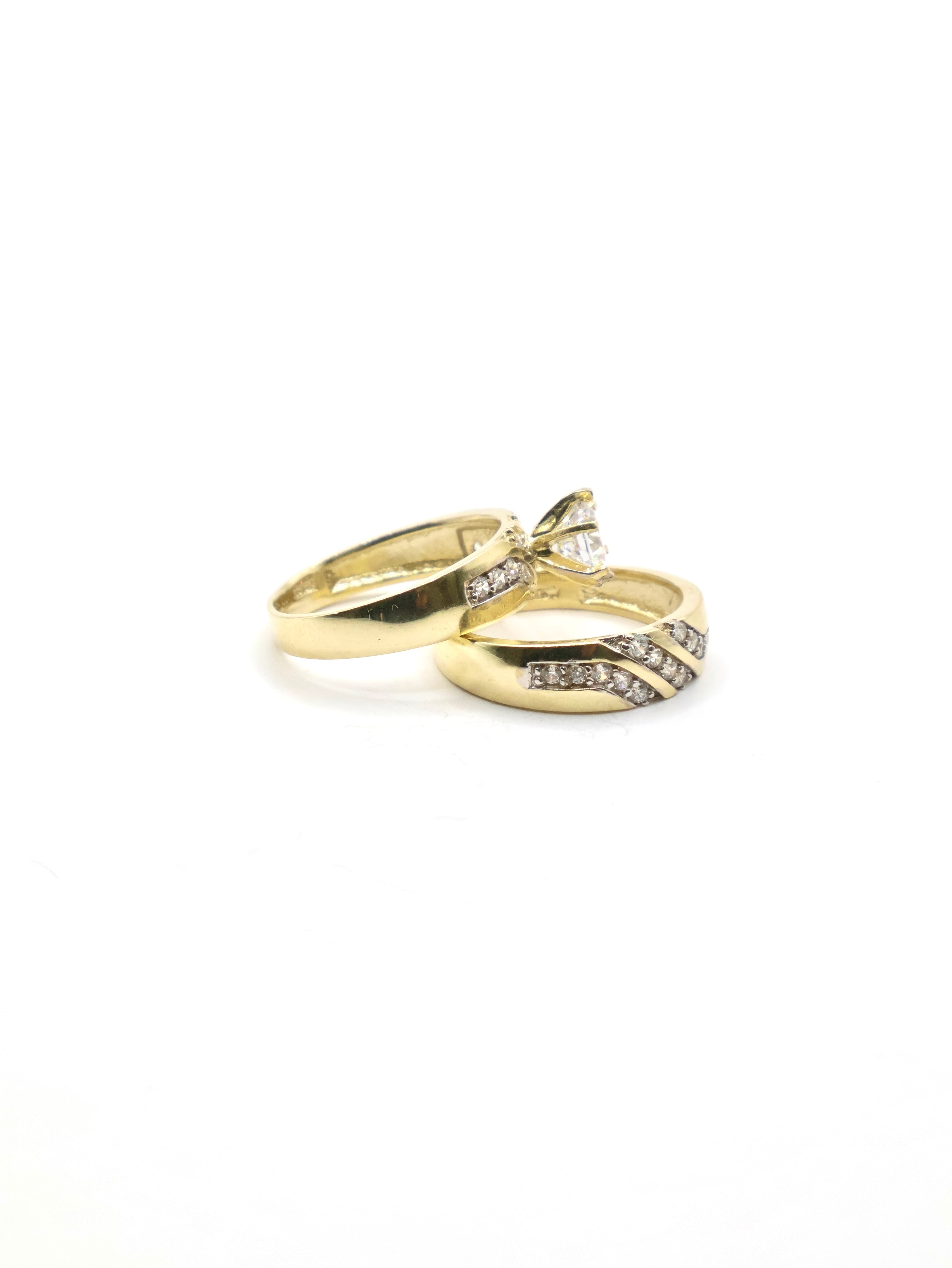 Anillo Duo Ondas - 10K