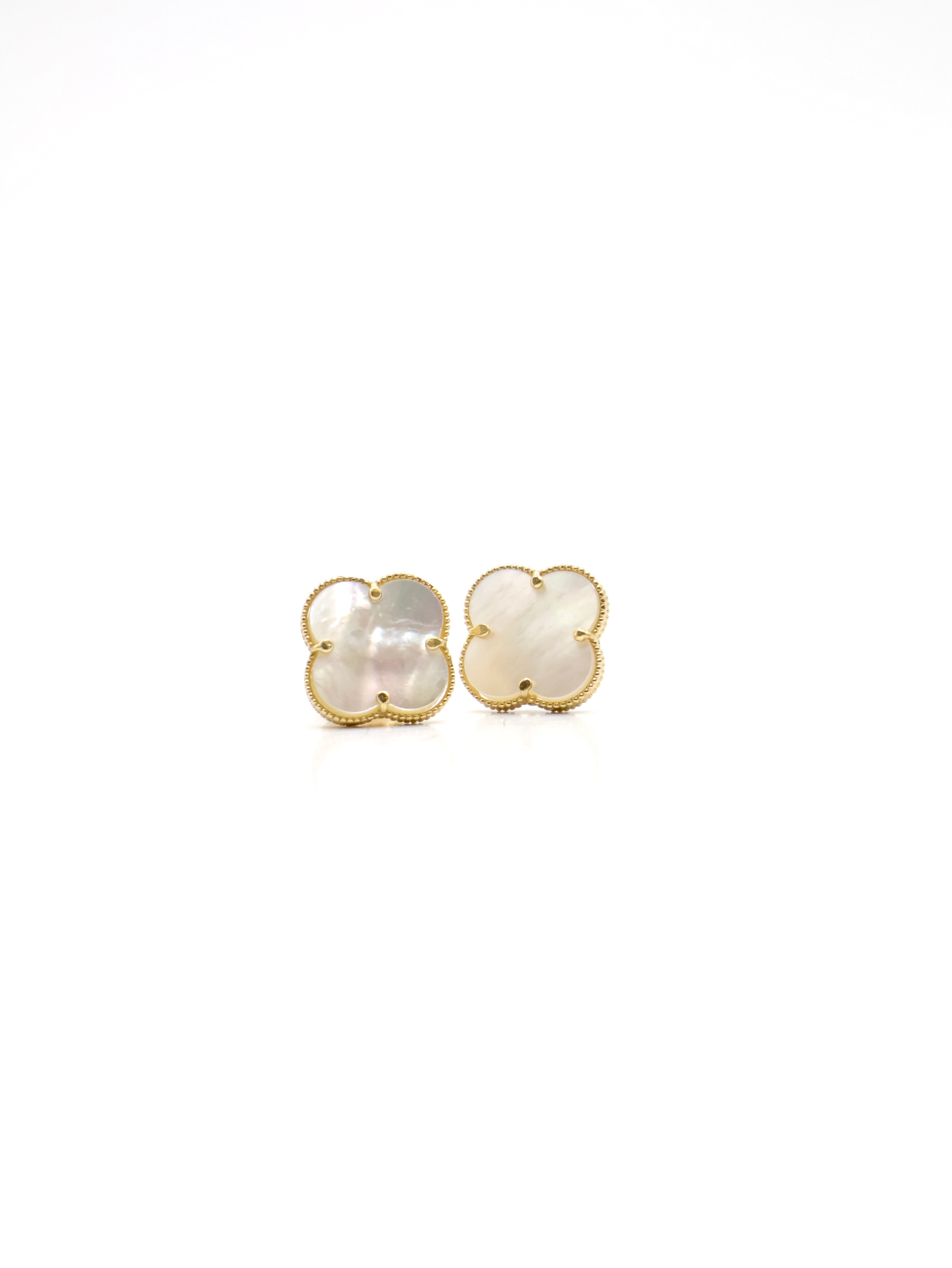 Argollas de Trébol - 14K