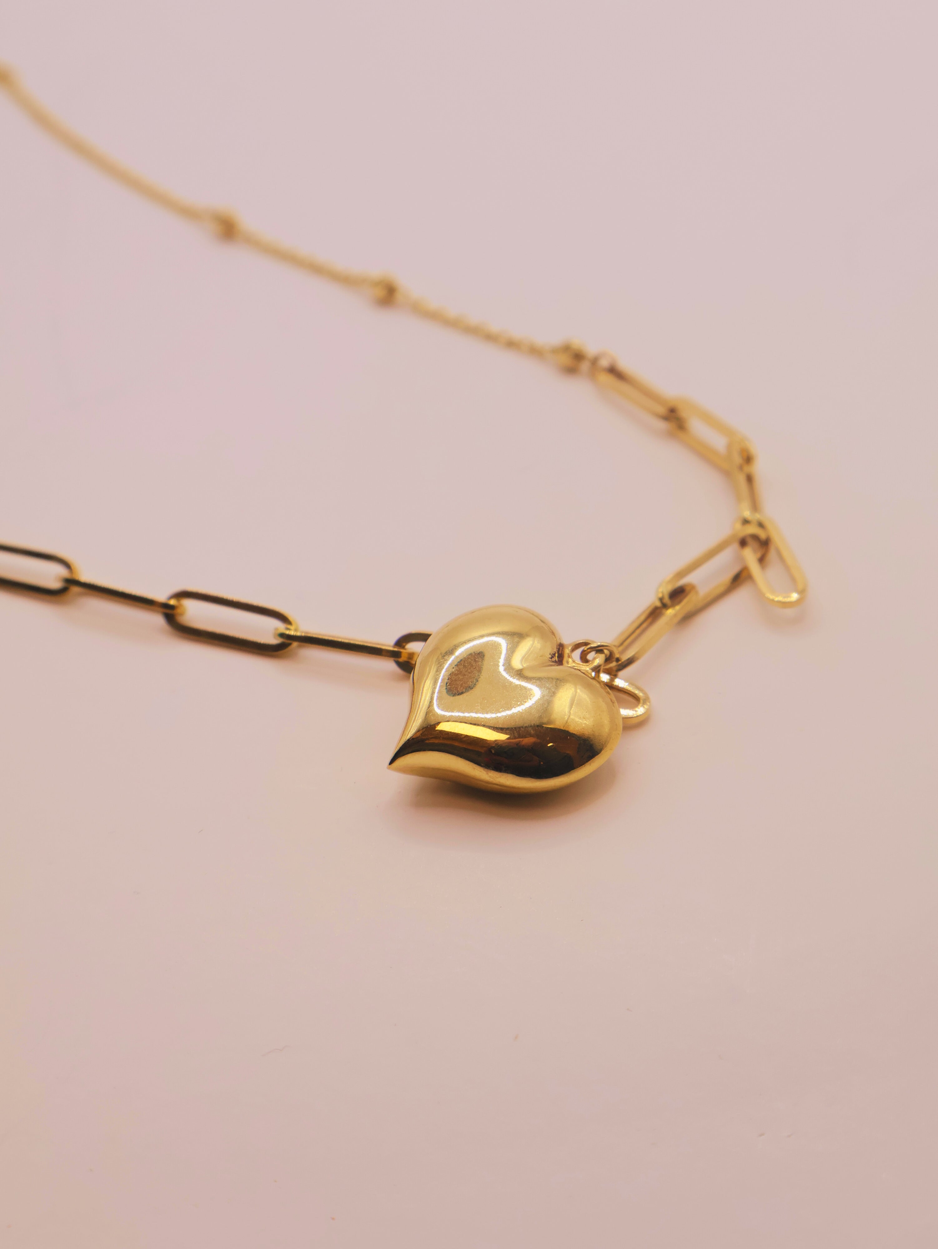 WOMEN'S CHAIN - GARGANTILLA CORAZON 14K