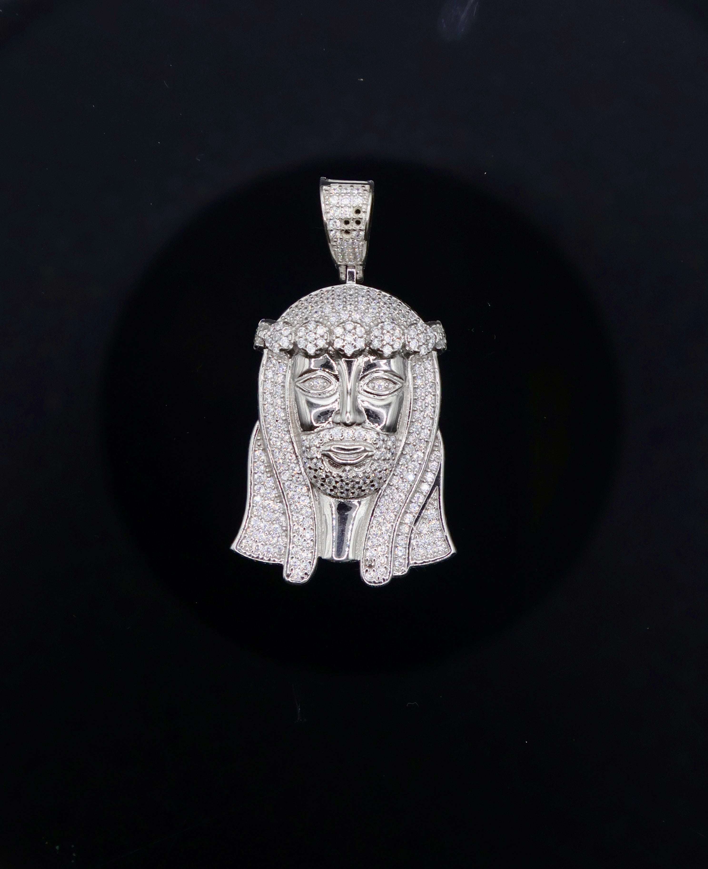 CHARM'S - Dije cara de Cristo Plata 925