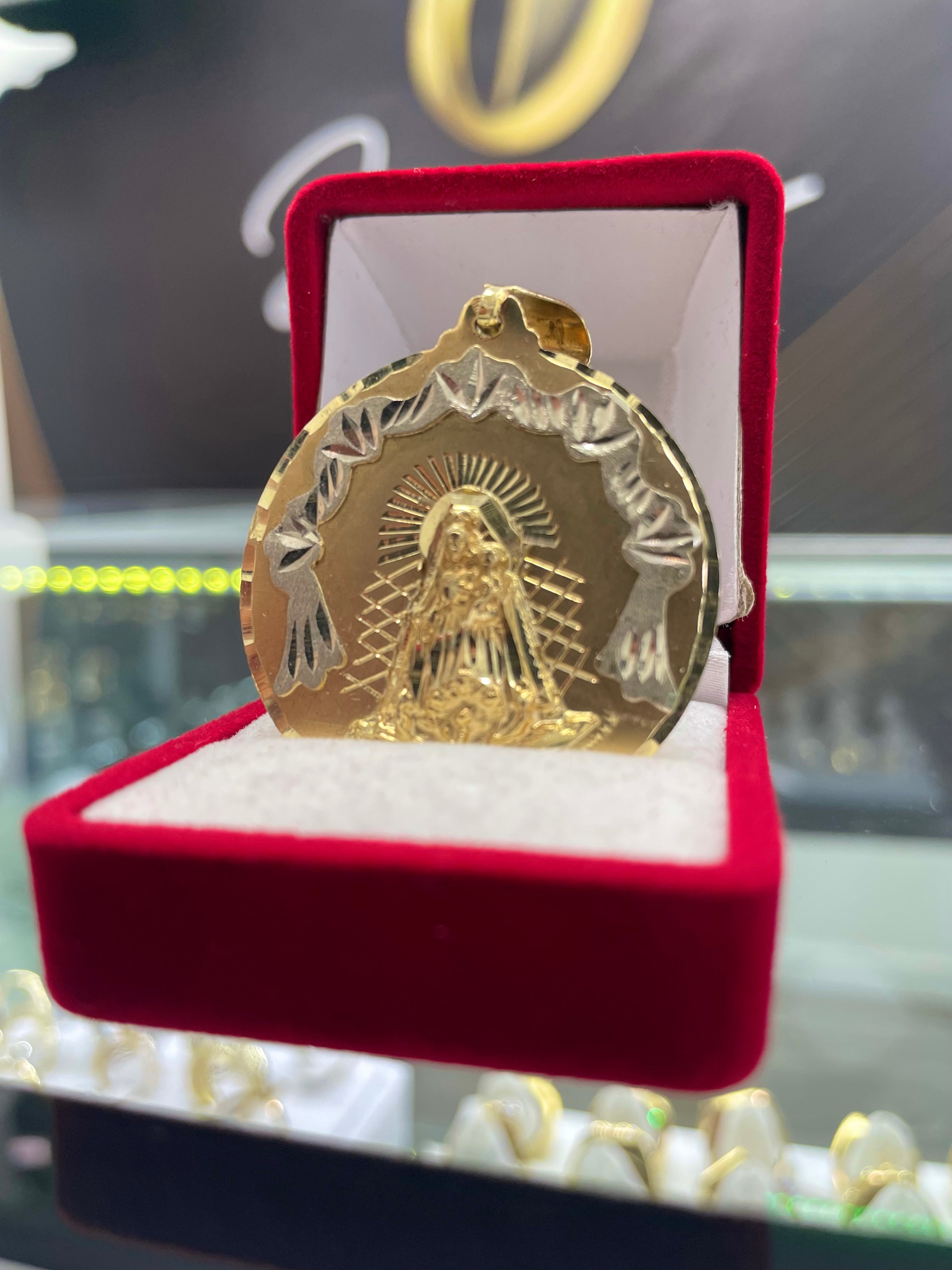 ๐ฎ๐น๐ MEDALLA VIRGEN GUADALUPE ORO 10K