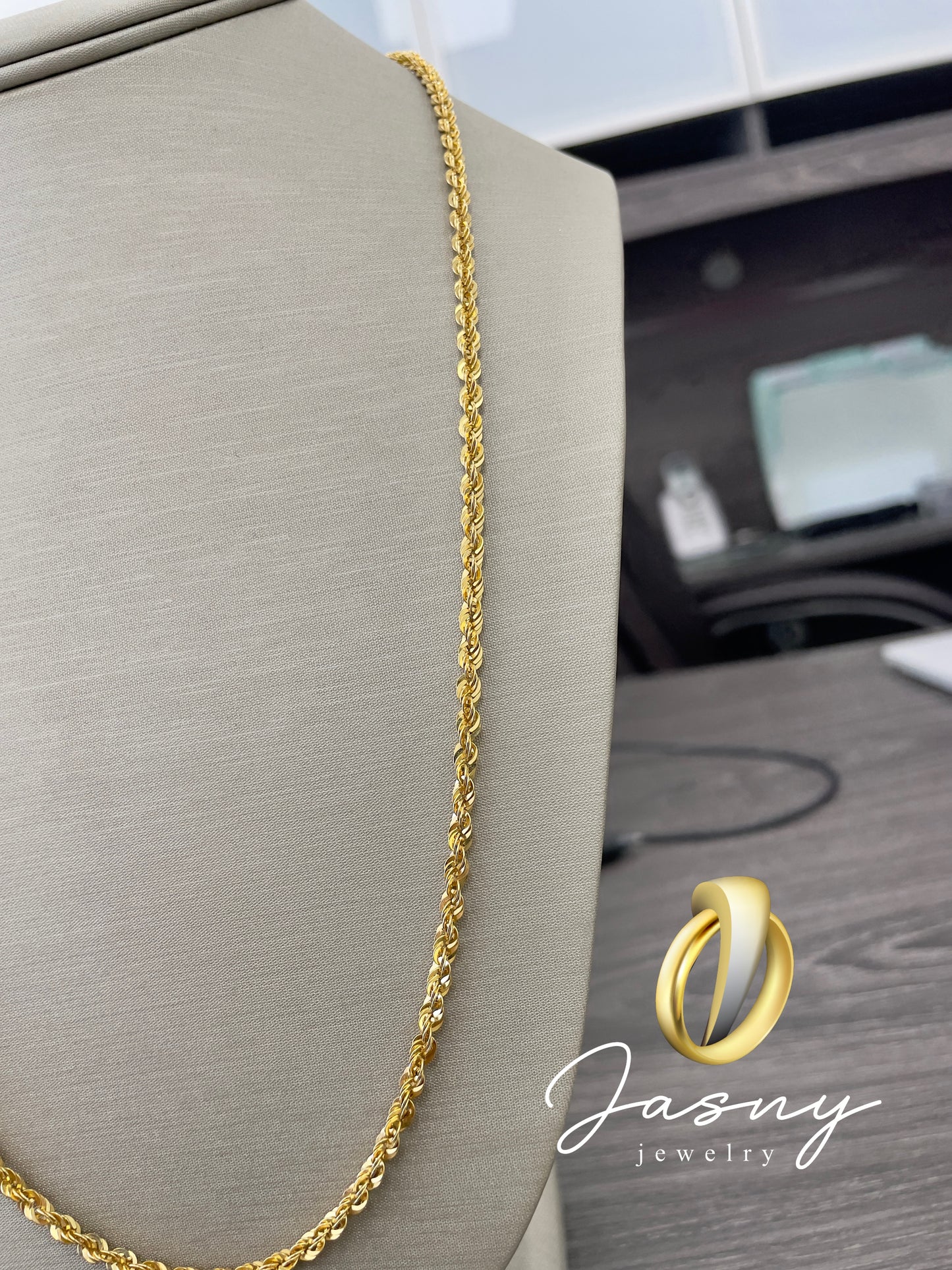 🇮🇹💎 Cadena rope ORO 14K