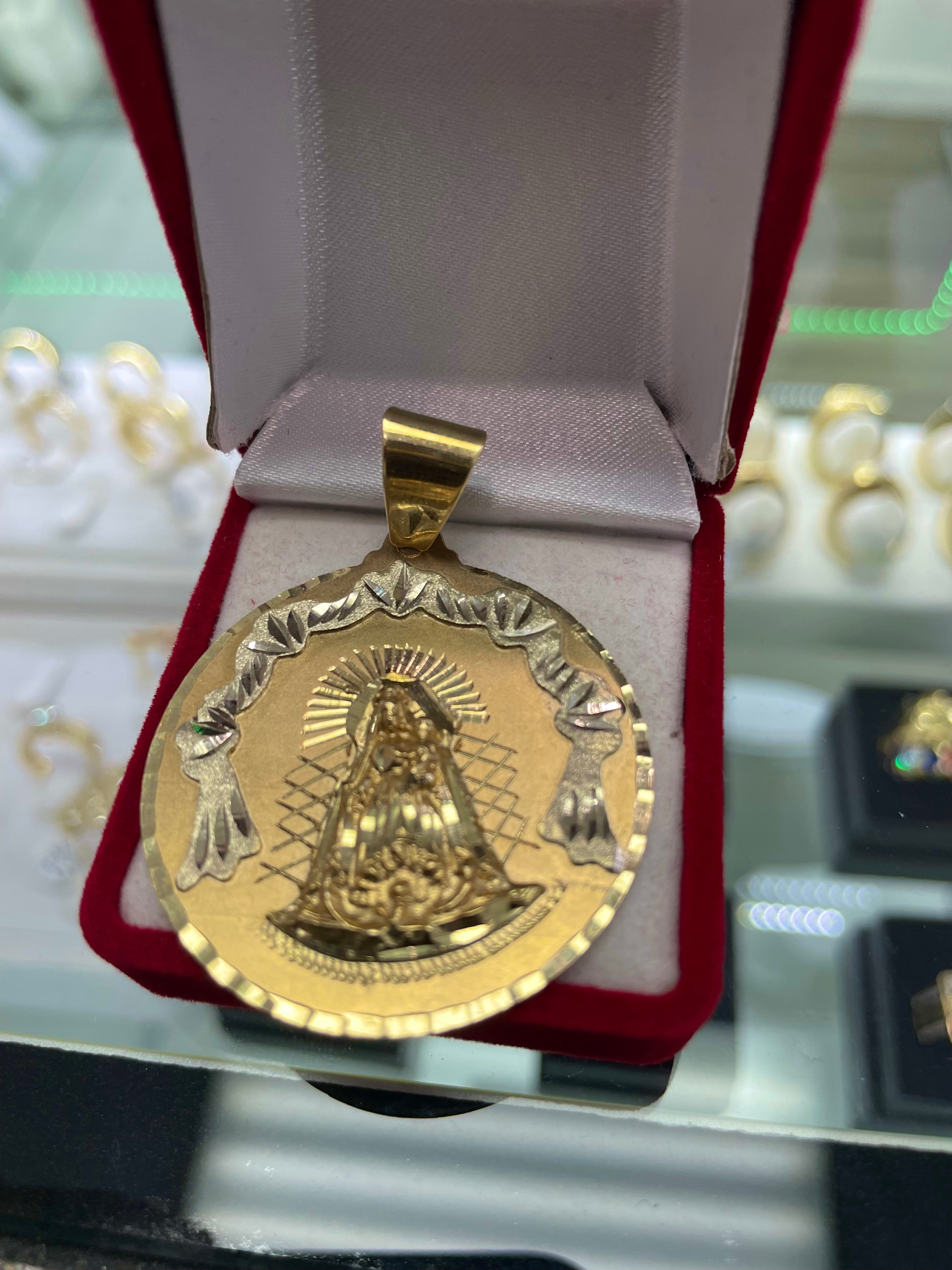 ๐ฎ๐น๐ MEDALLA VIRGEN GUADALUPE ORO 10K