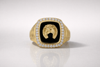 10K Gold Men’s Horse Design Ring