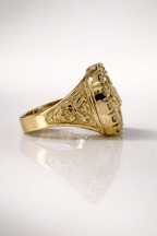 10K Gold Men’s Horse Design Ring