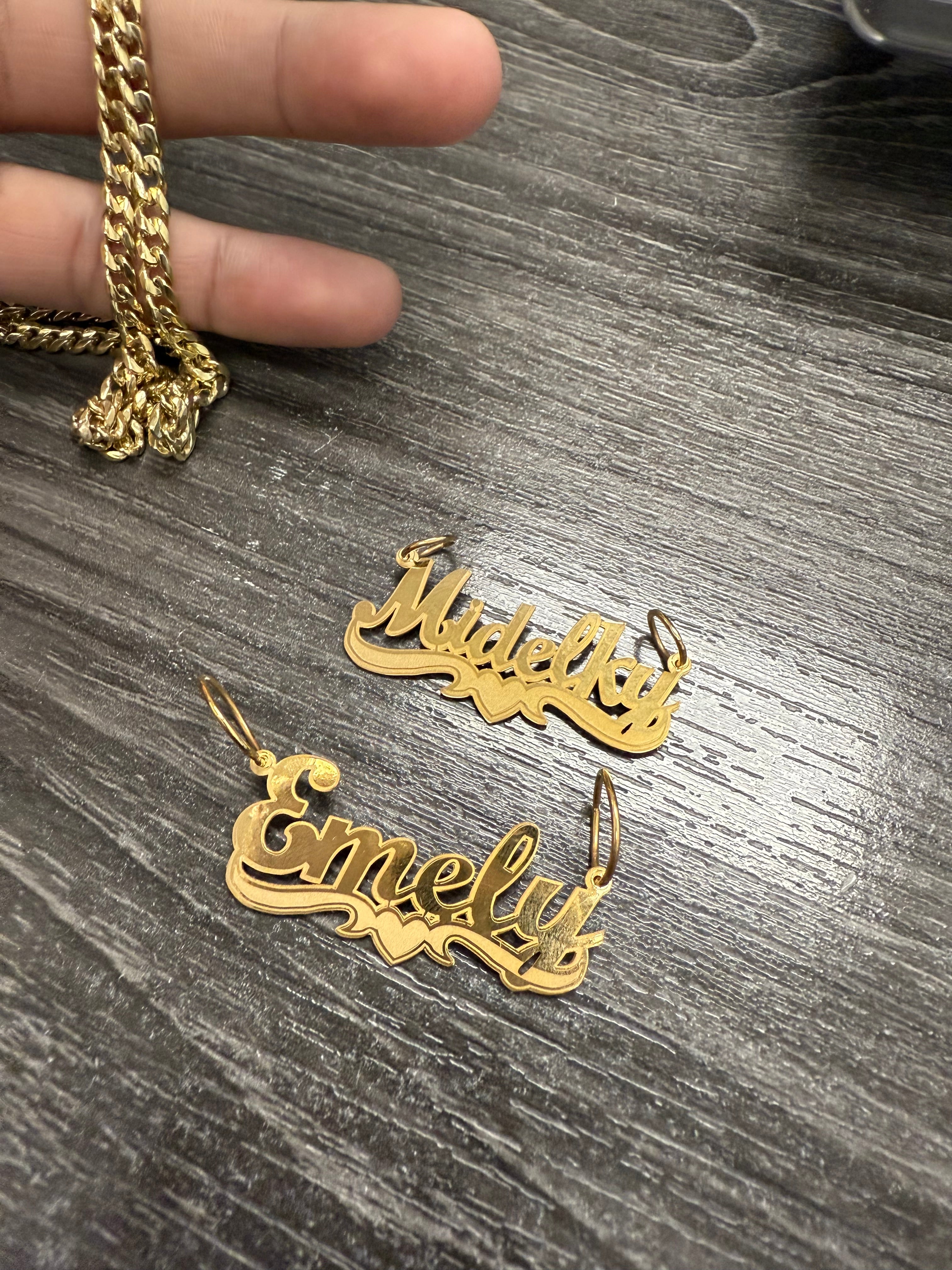 💎 Cadenita + nombre personalizado ORO 14K 💎