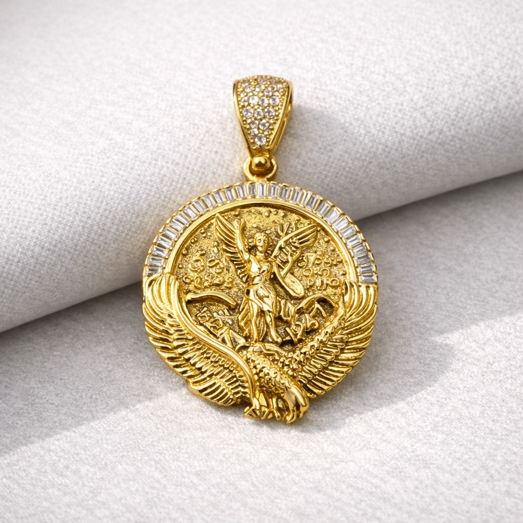 10K Gold Centenario Coin Pendant