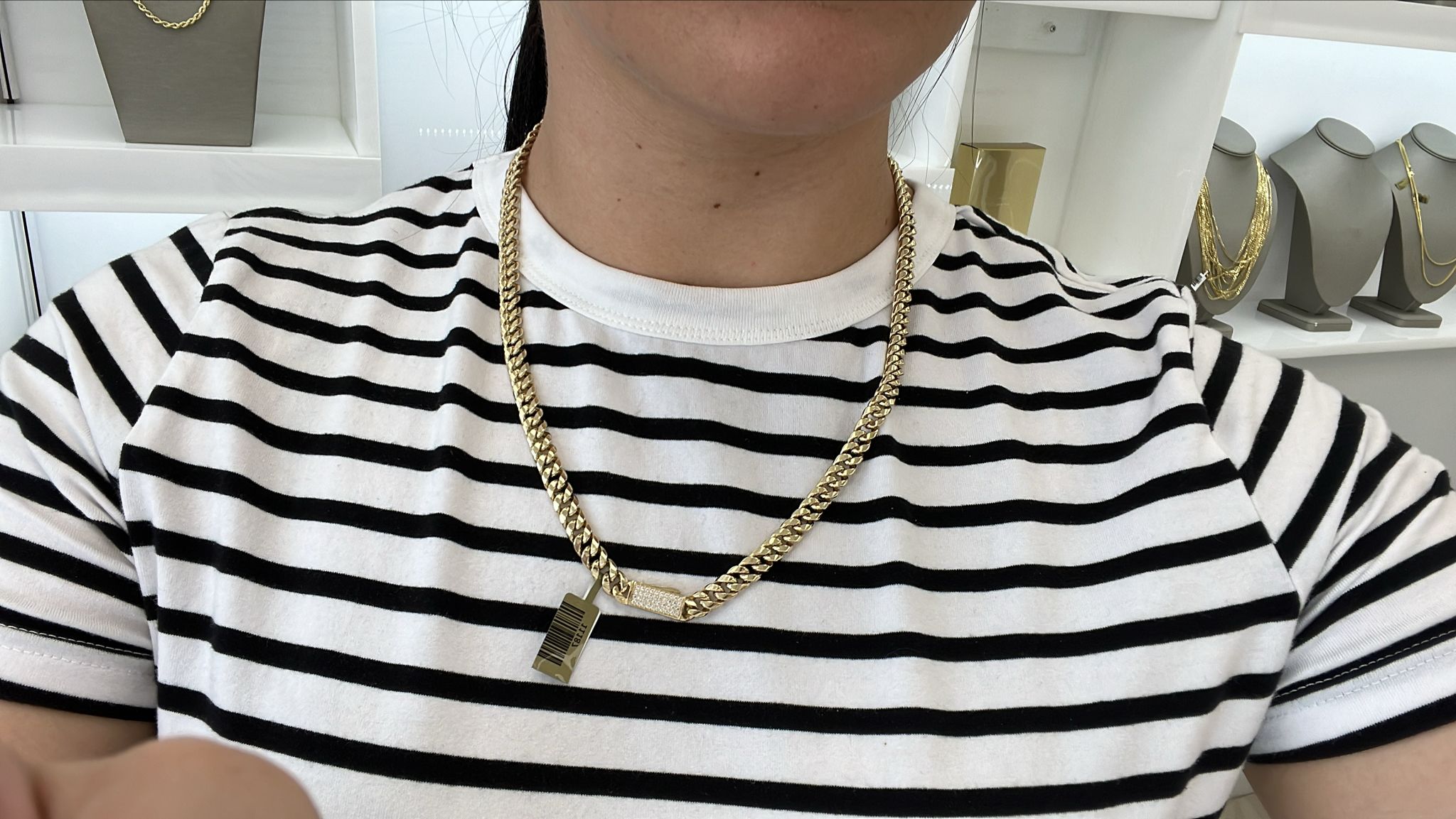 Cadena Mónaco Oro 14k