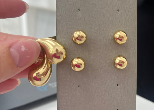Aretes oro