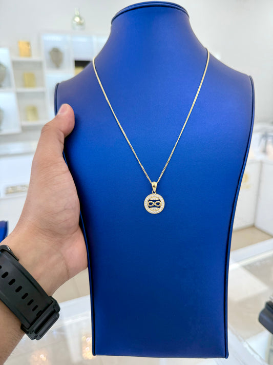 ❤️ CADENA AMOR INFINITO ORO 14K ❤️