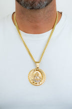 MEDALLION FOR MEN   -  SANTA VIRGEN