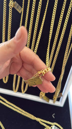 Cadena Oro 14k + Dije Oro 14k San Lázaro