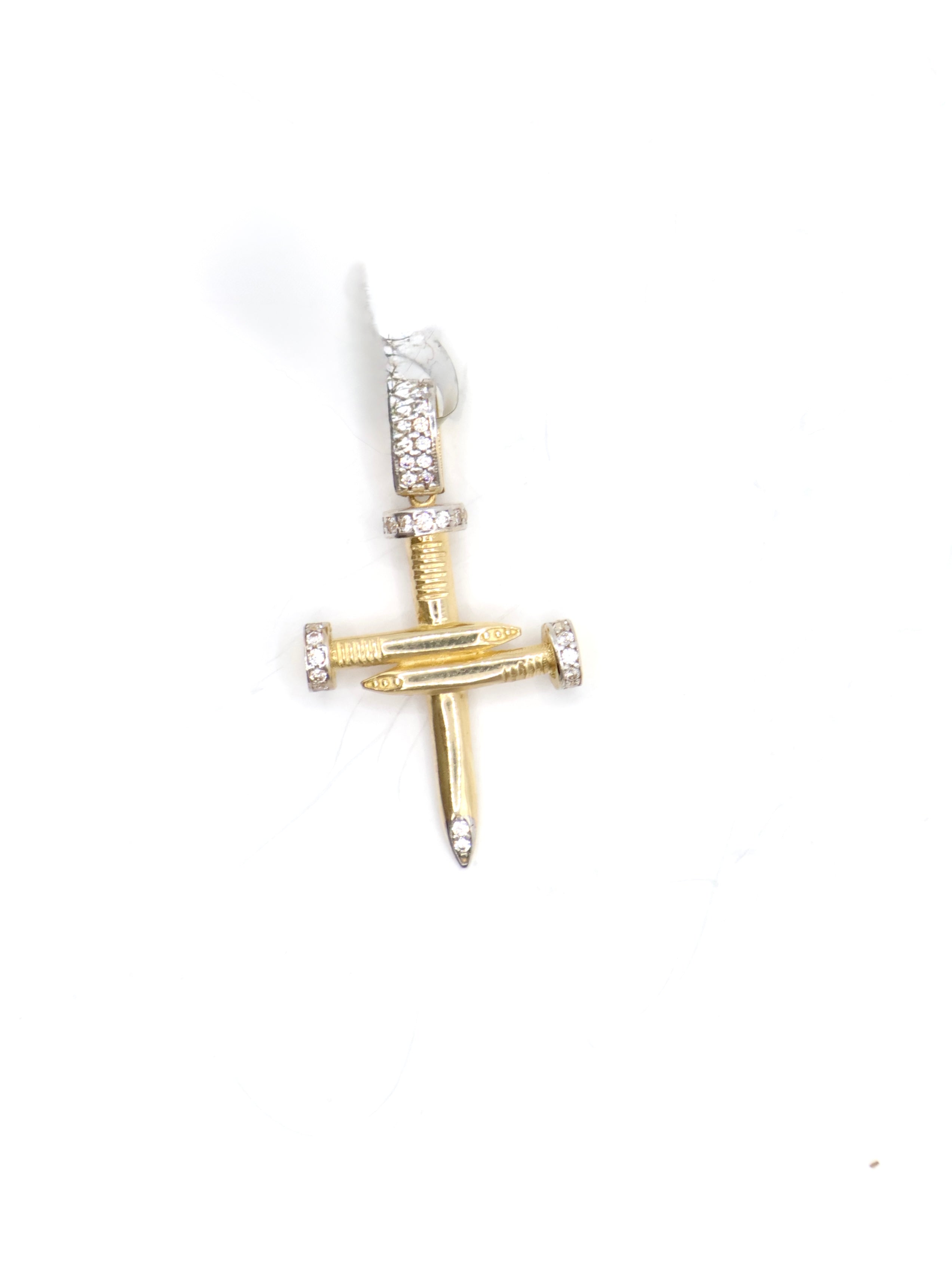 Dije Cruz de Clavos - 14K