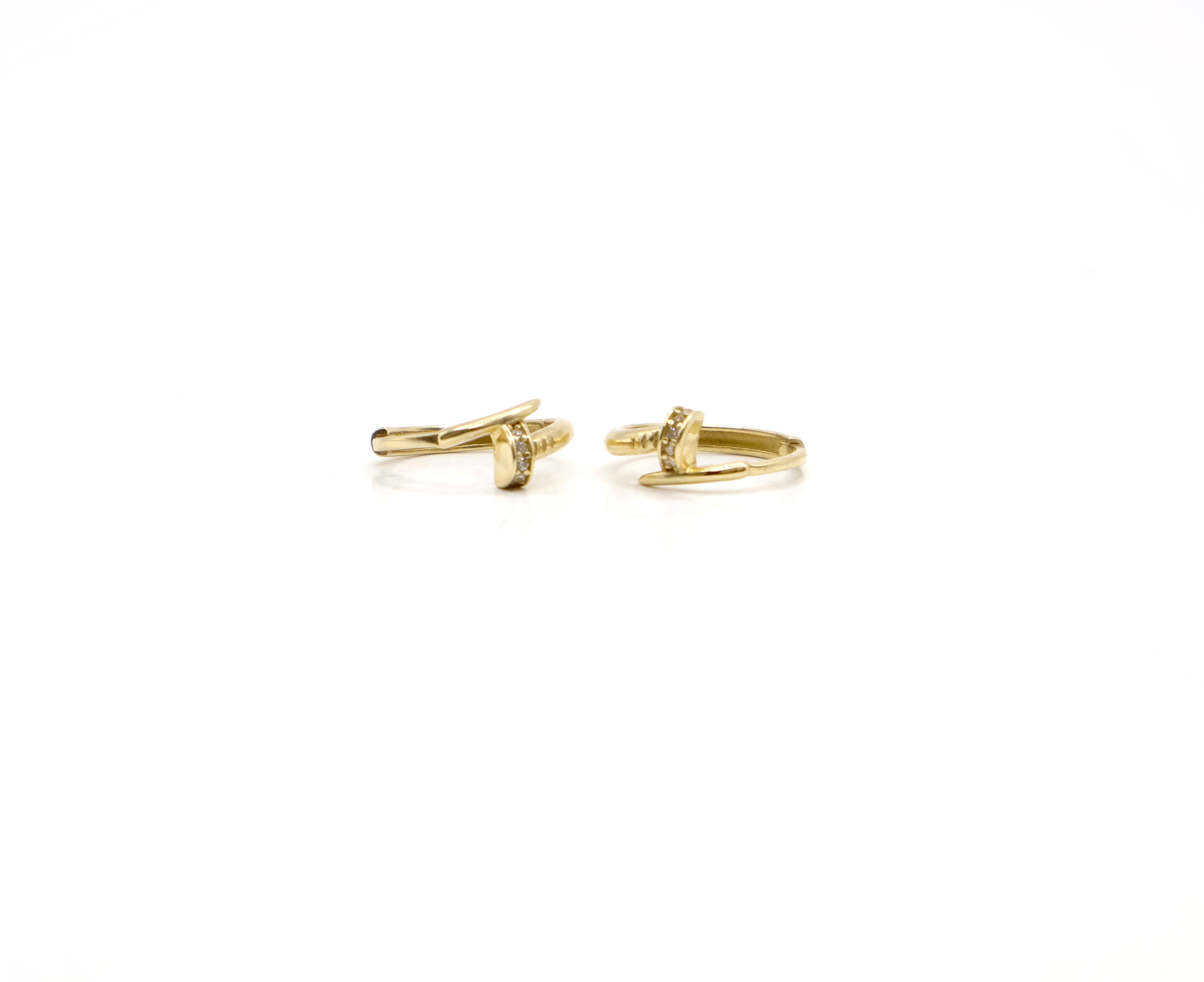 Argollas de Clavo - 14K