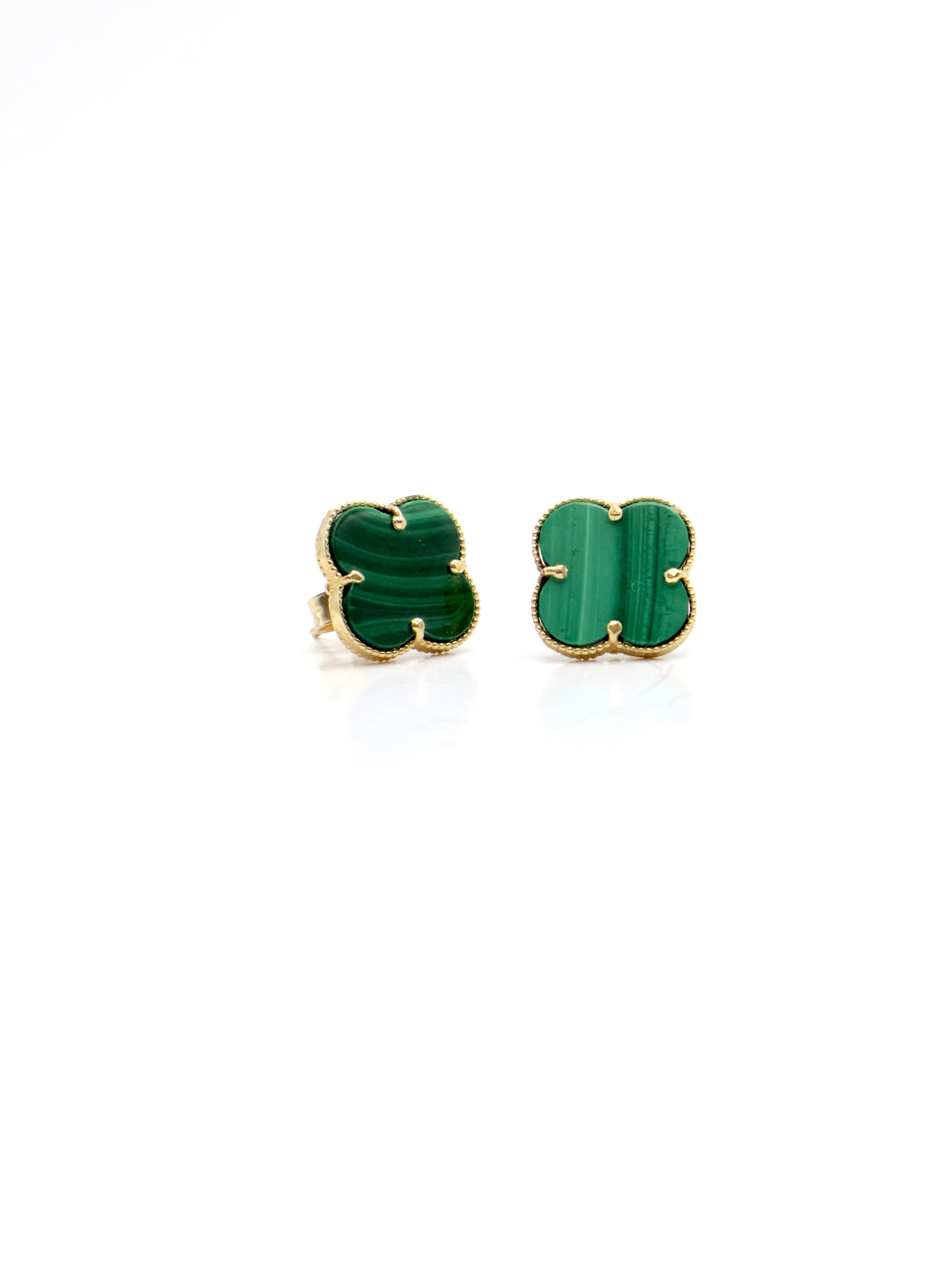 Argollas de Trébol - 14K