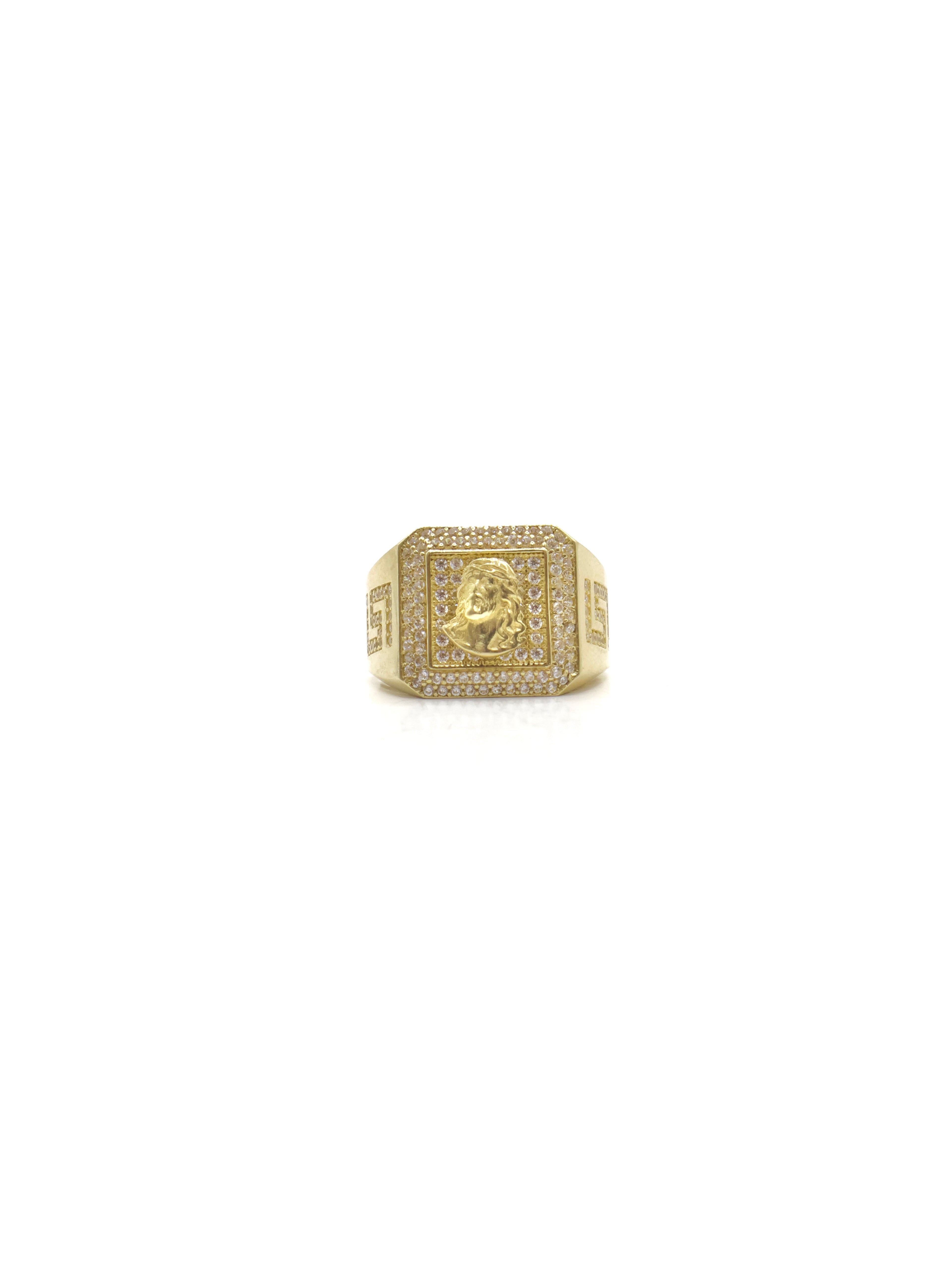 Anillo Cara de Cristo - 10K