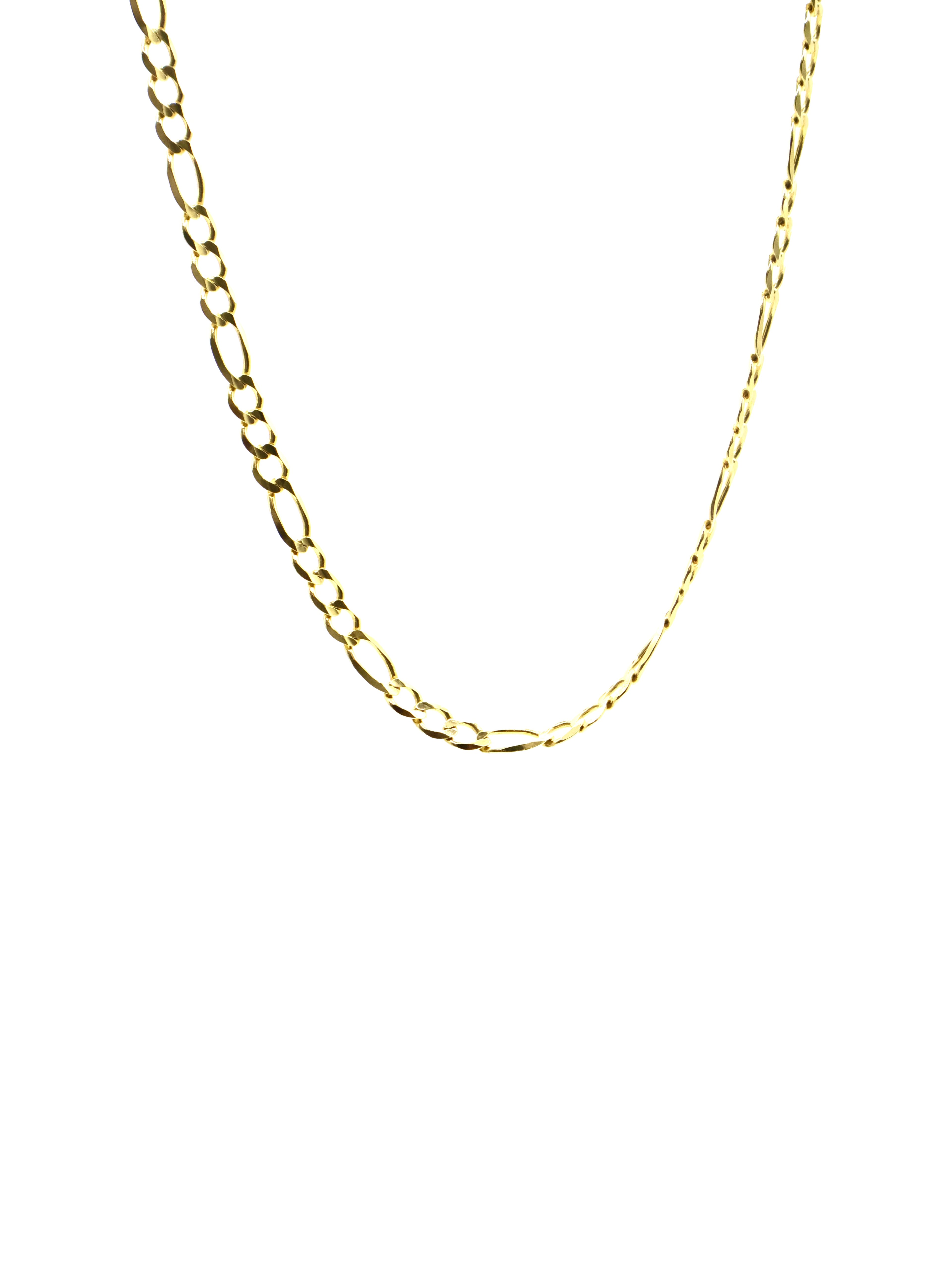 MEN'S CHAIN - Figaro 14K