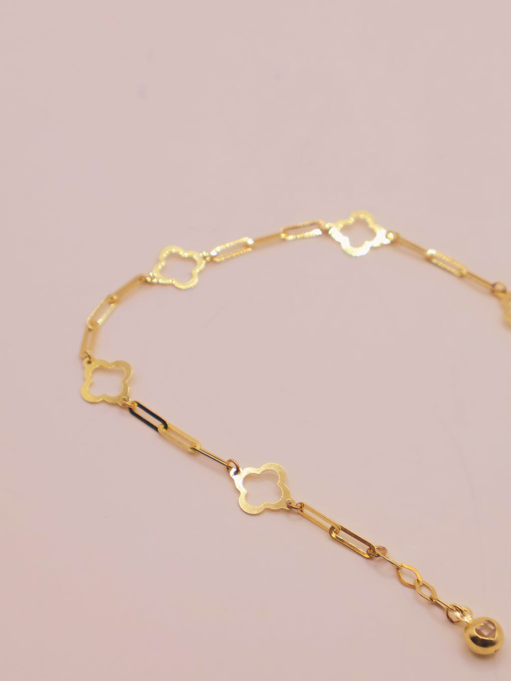 MANILLA - TREBOL PLANO 14K