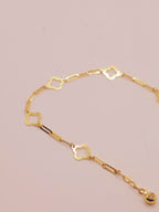 MANILLA - TREBOL PLANO 14K