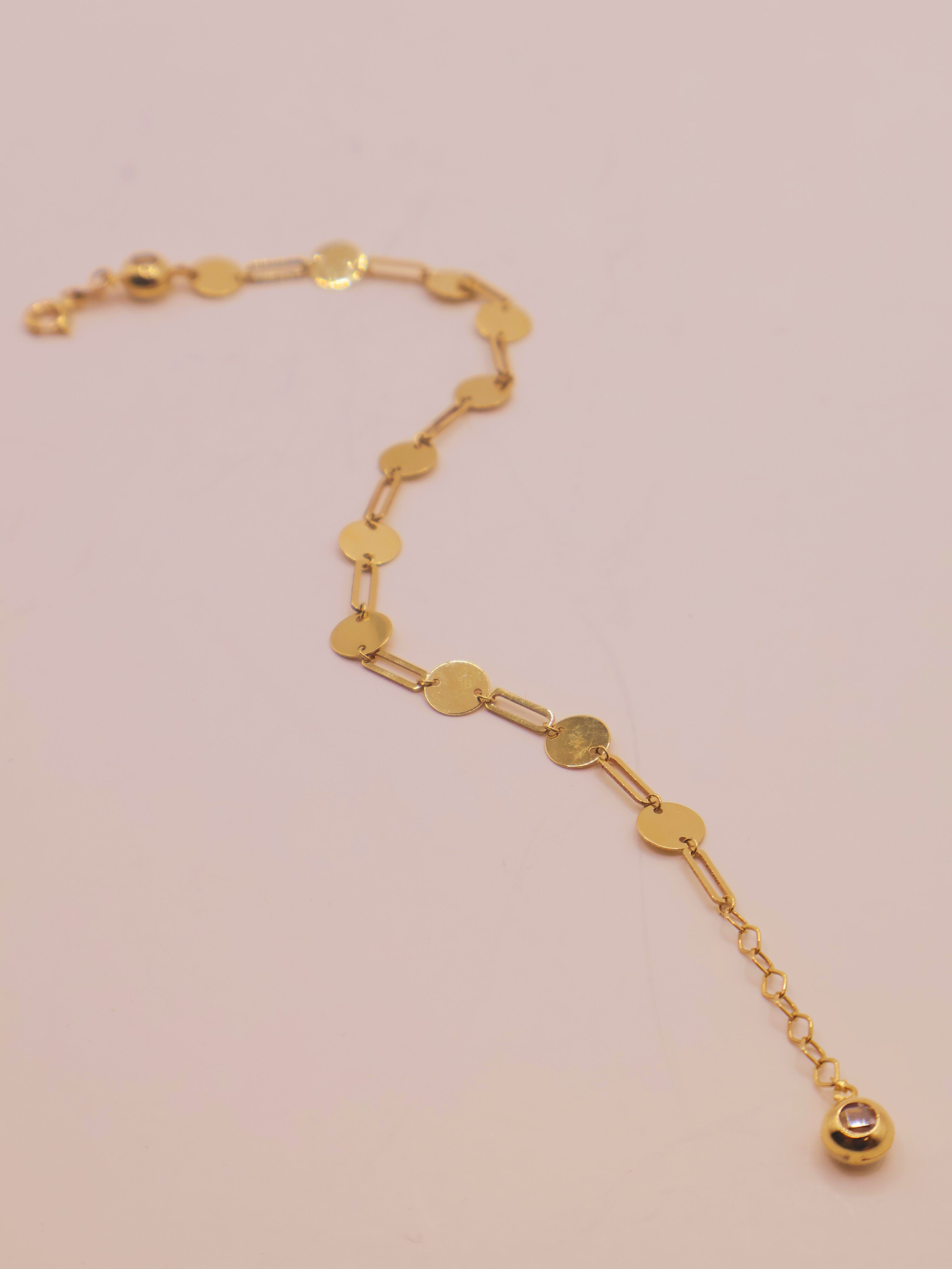 MANILLA - CIRCULO PLANO 14K