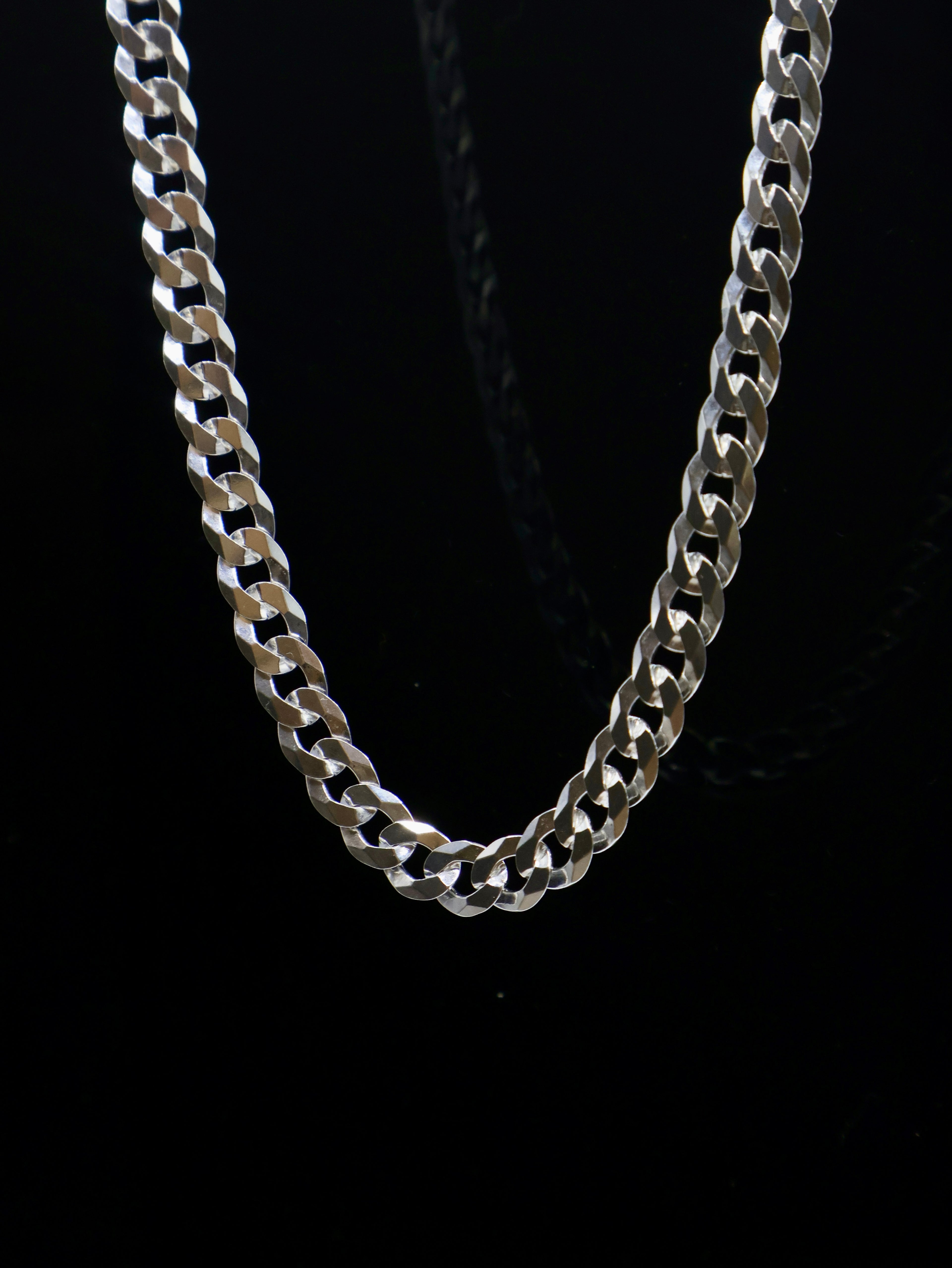 MEN'S CHAIN - Martillada Plata 925