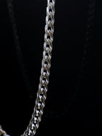 MEN'S CHAIN - Martillada Plata 925