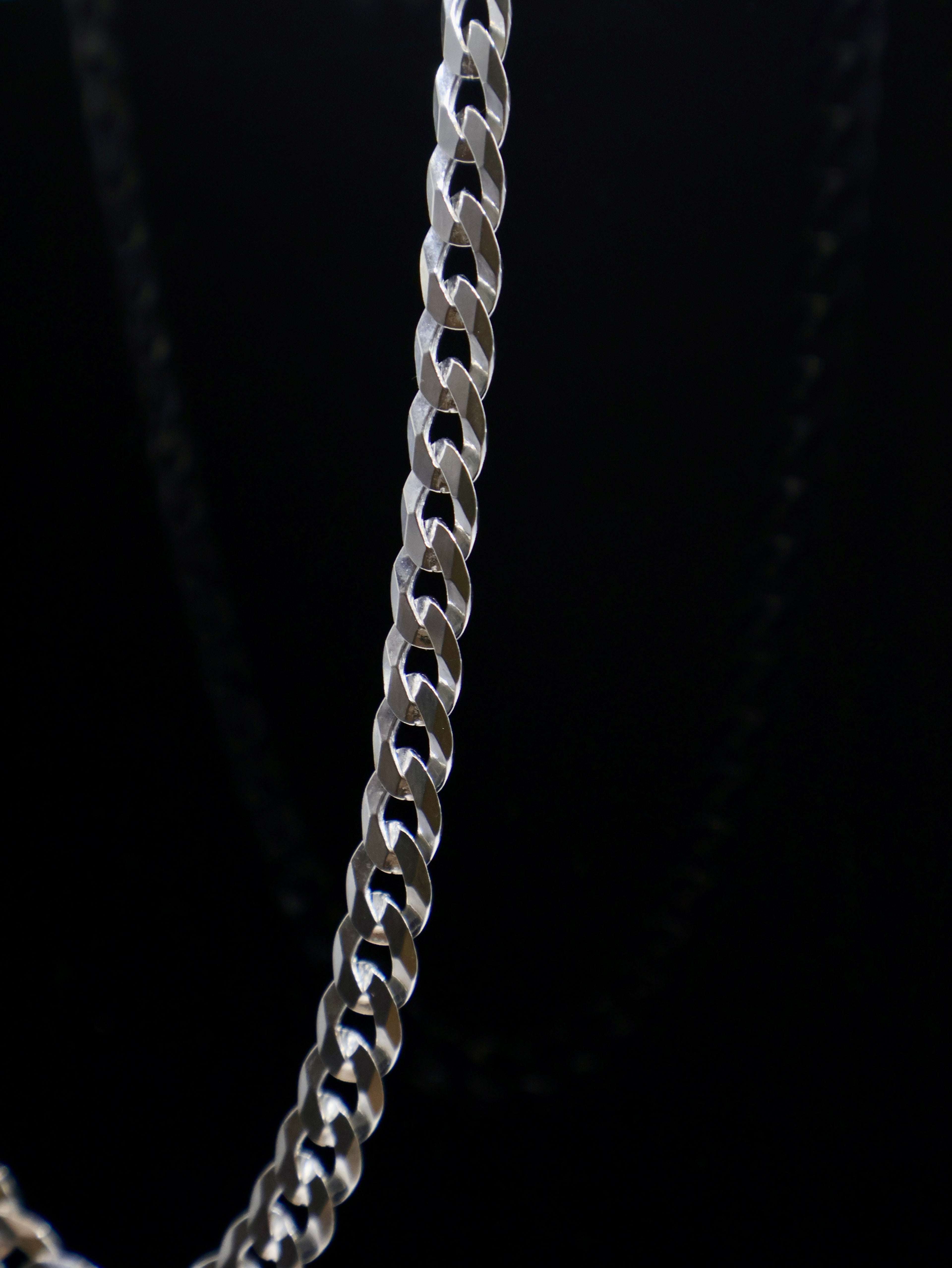 MEN'S CHAIN - Martillada Plata 925