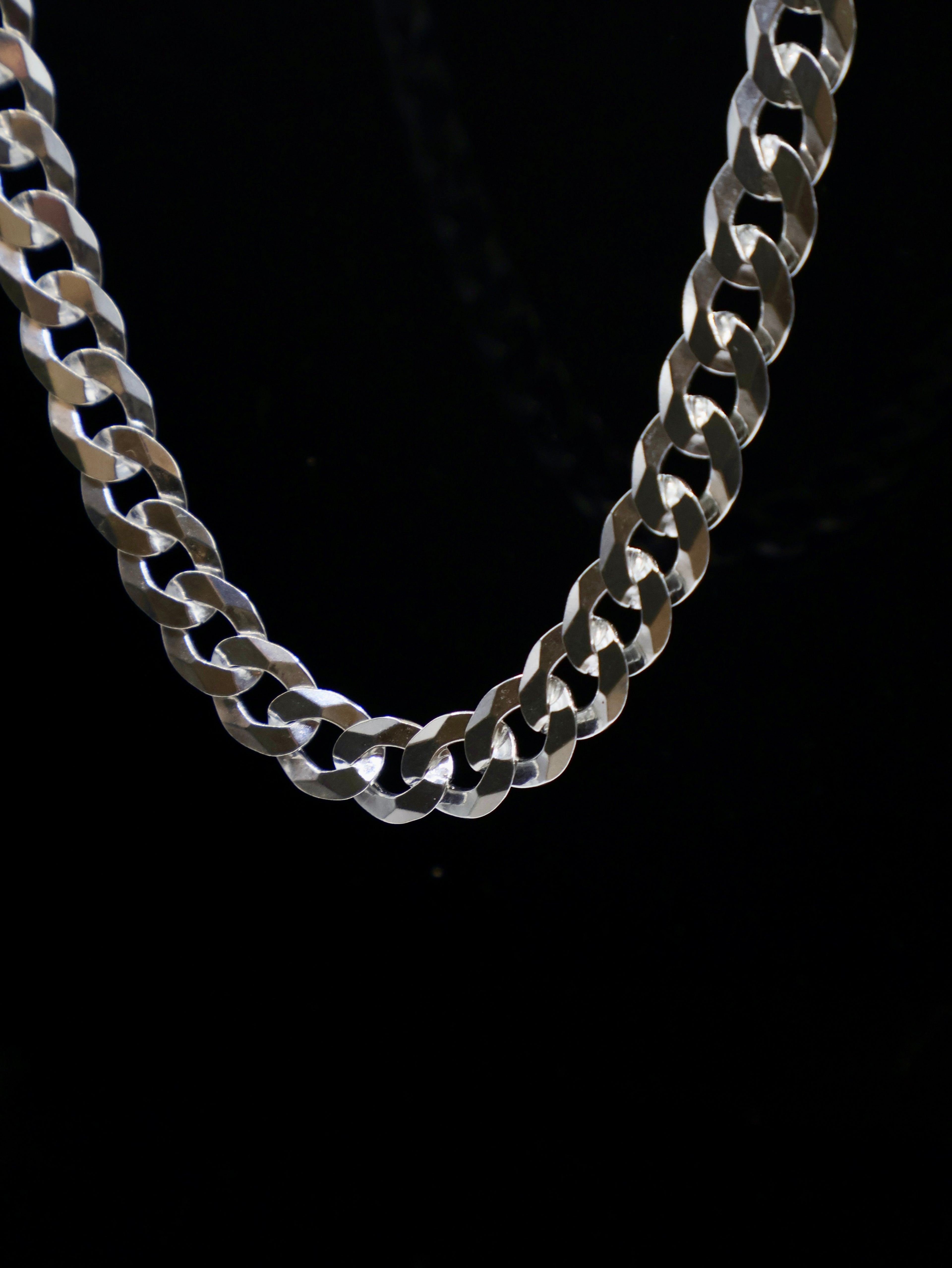 MEN'S CHAIN - Martillada Plata 925