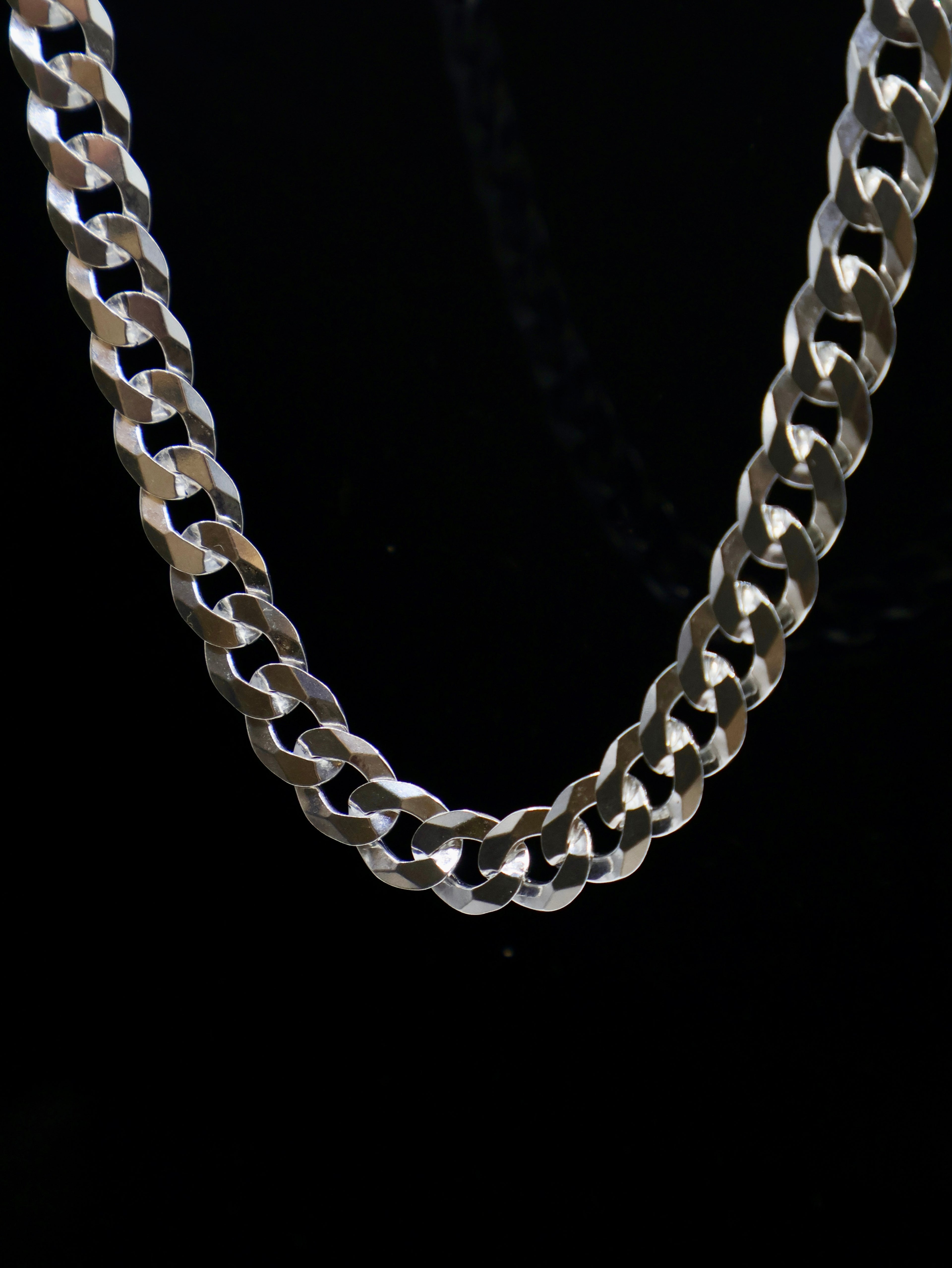 MEN'S CHAIN - Martillada Plata 925