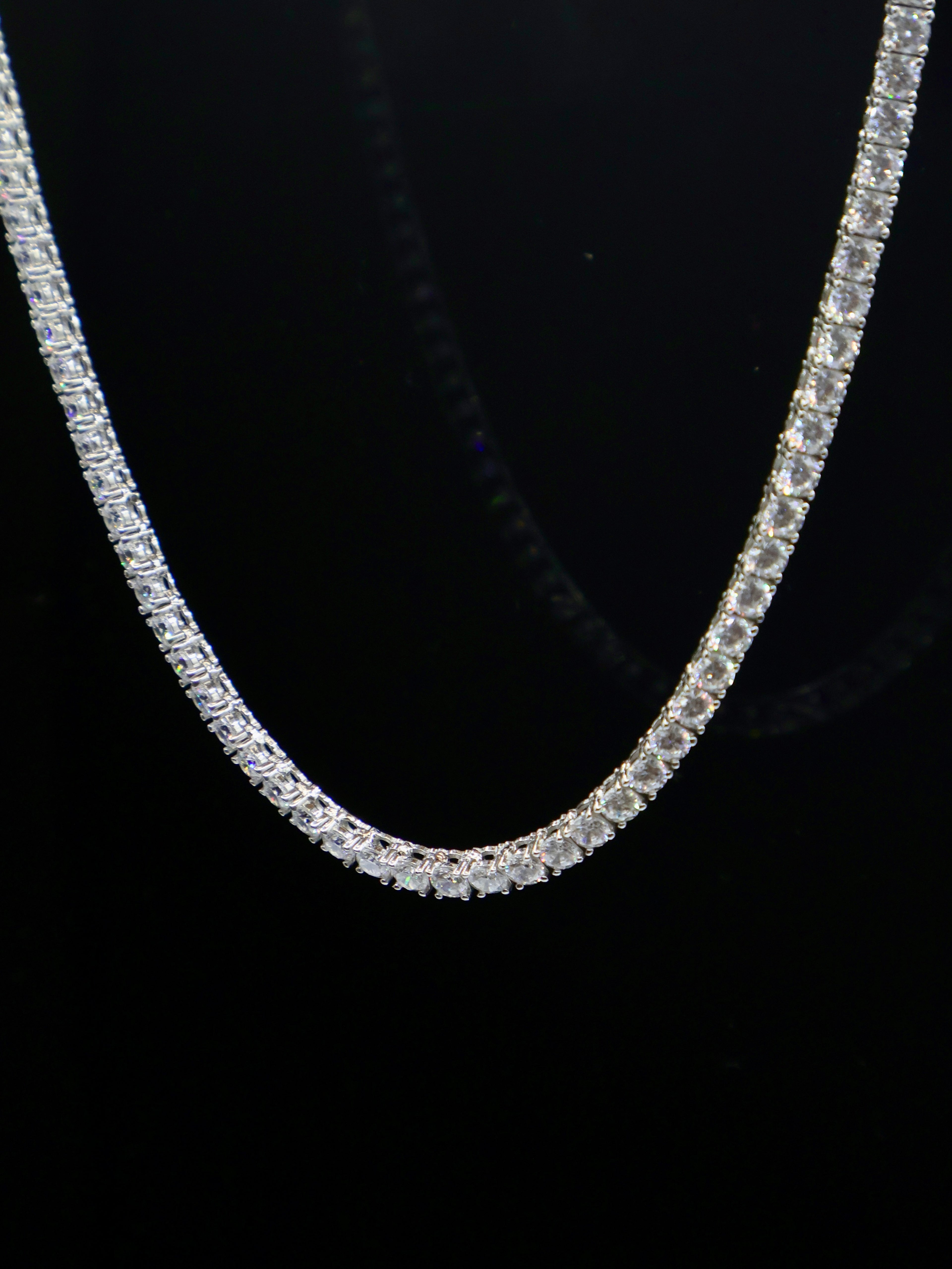 WOMEN'S - Gargantilla Brillantes Plata 925