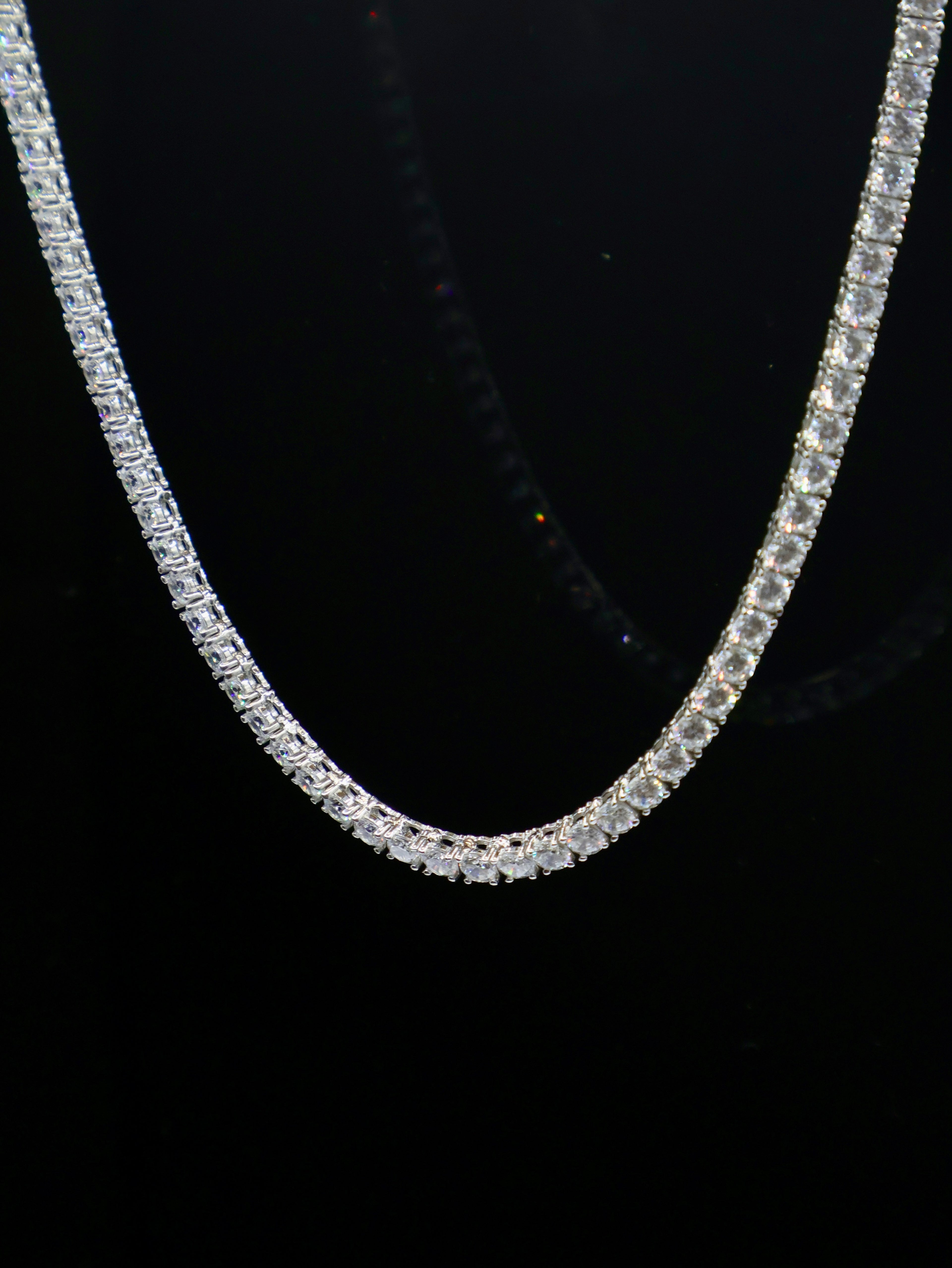 WOMEN'S - Gargantilla Brillantes Plata 925