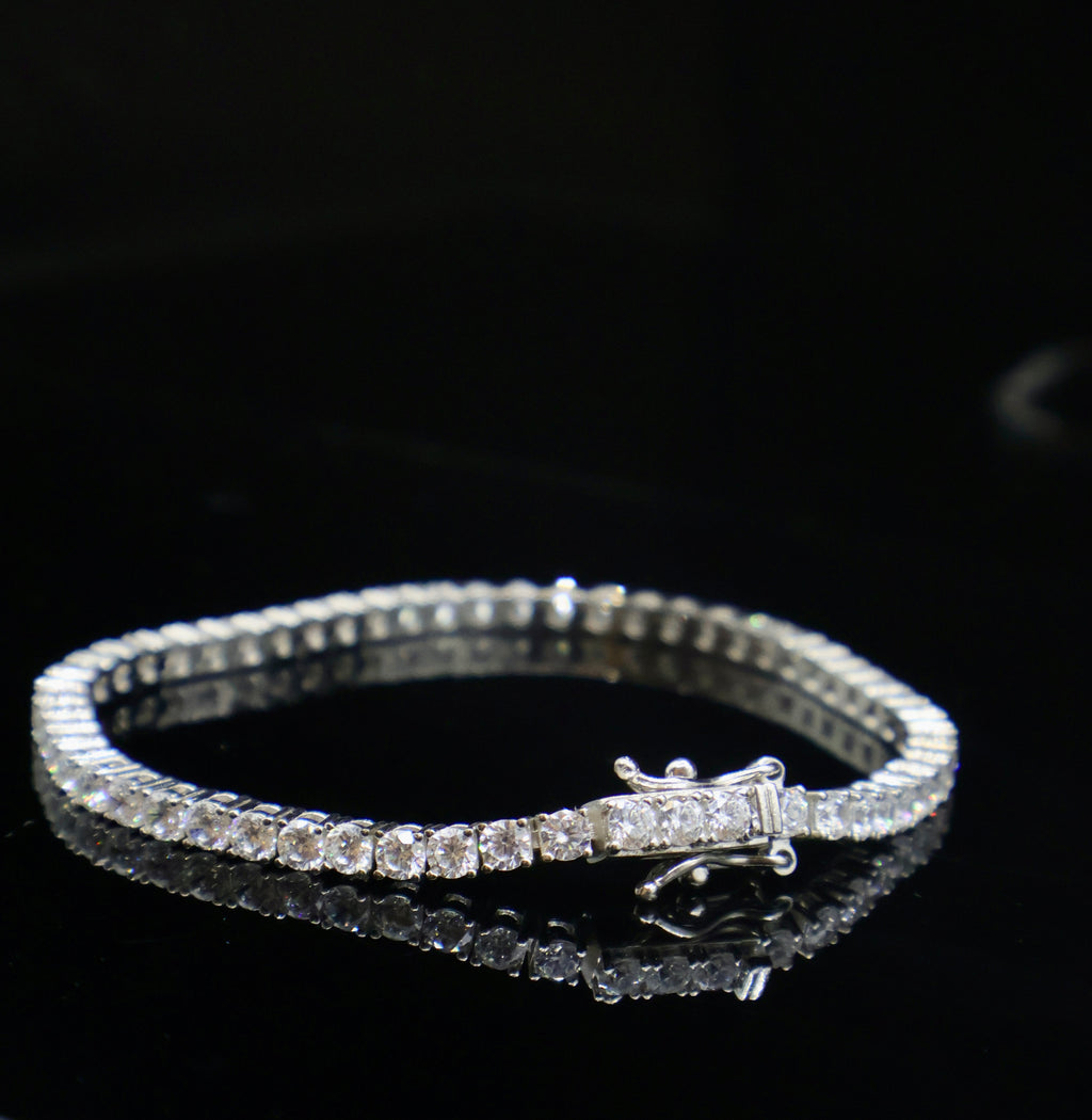 WOMEN'S - Pulsera Brillantes Plata 925
