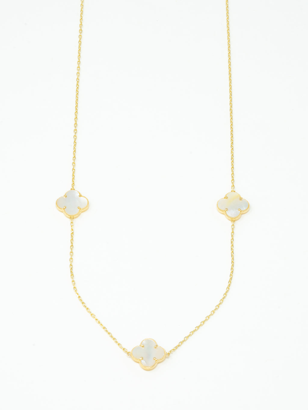 White Clover necklace