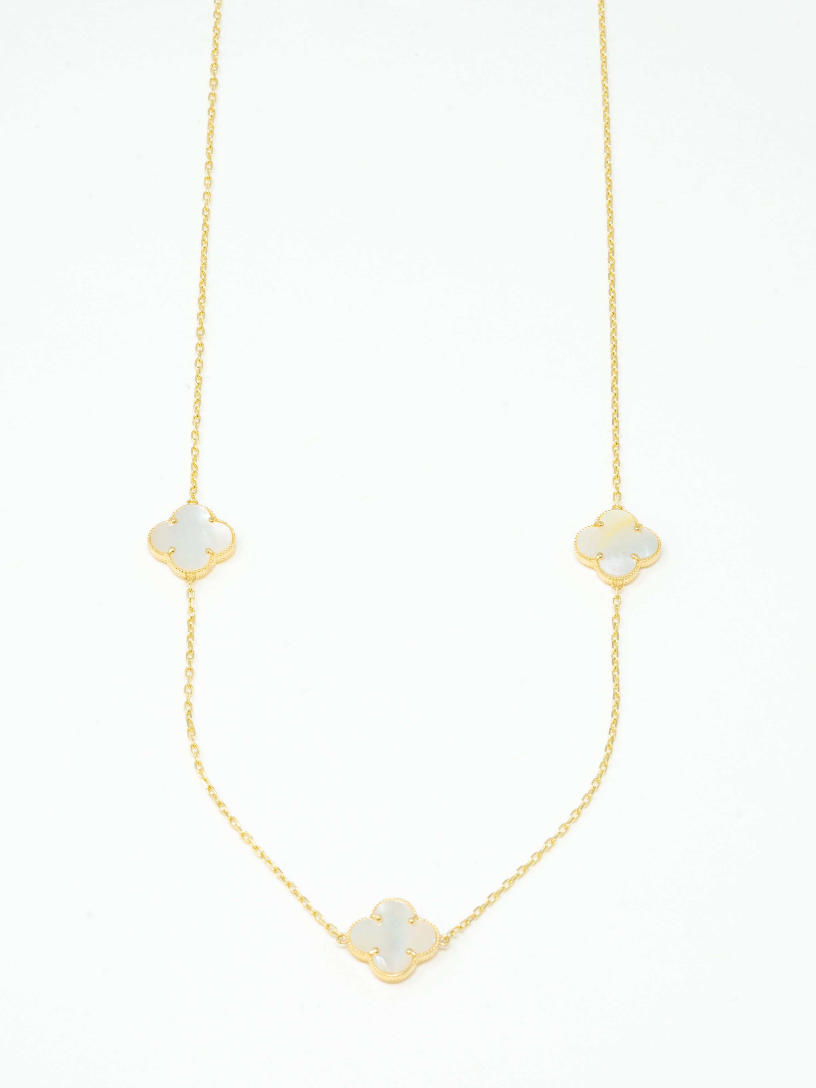 White Clover necklace
