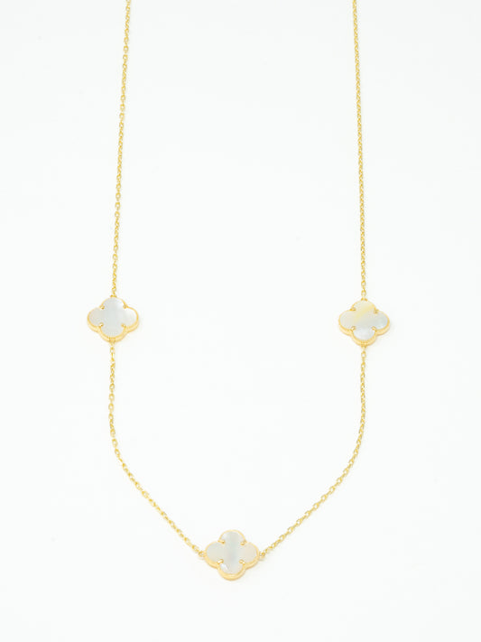 White Clover necklace