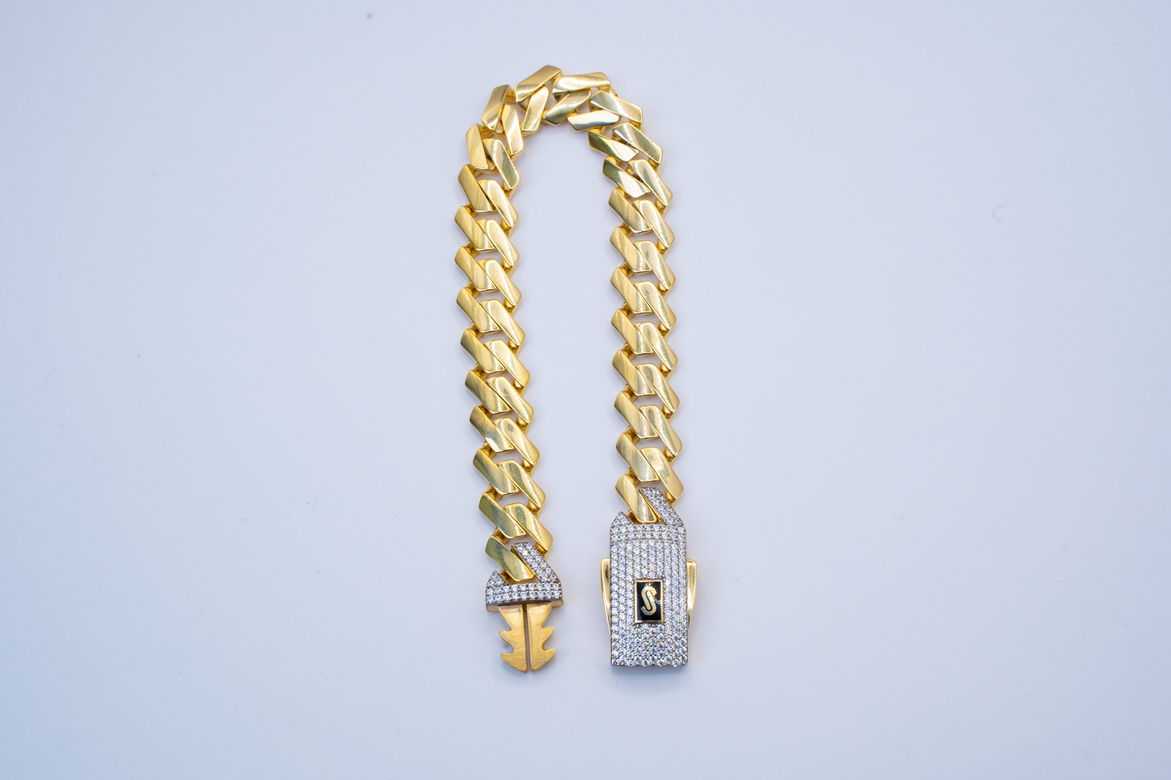 MEN'S BRACELET- MONACO CLASSIC PAVE LOCK 2024