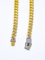 MEN'S CHAIN  - MONACO CLASSIC PAVE LOCK 2024