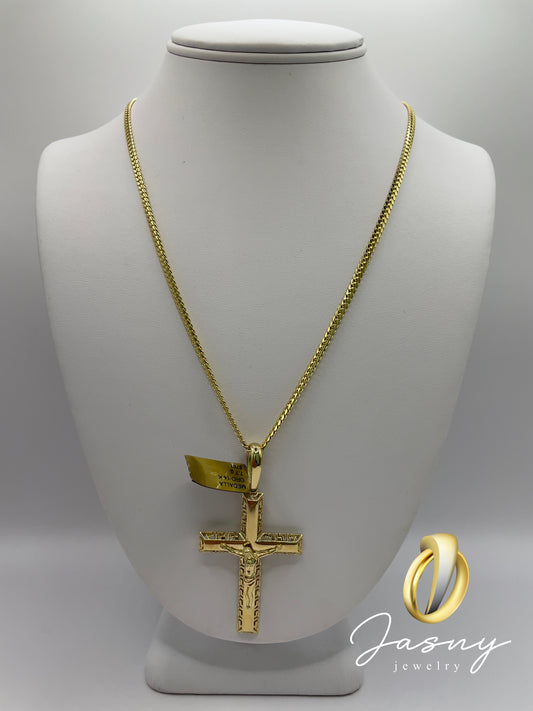 🇮🇹💎 CADENA CRISTO ORO 14K