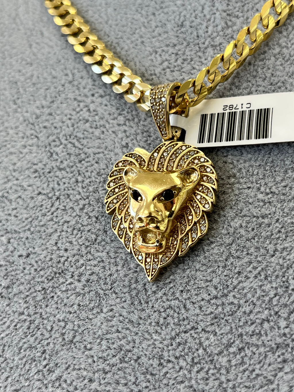 DIJE LEON ORO 10K