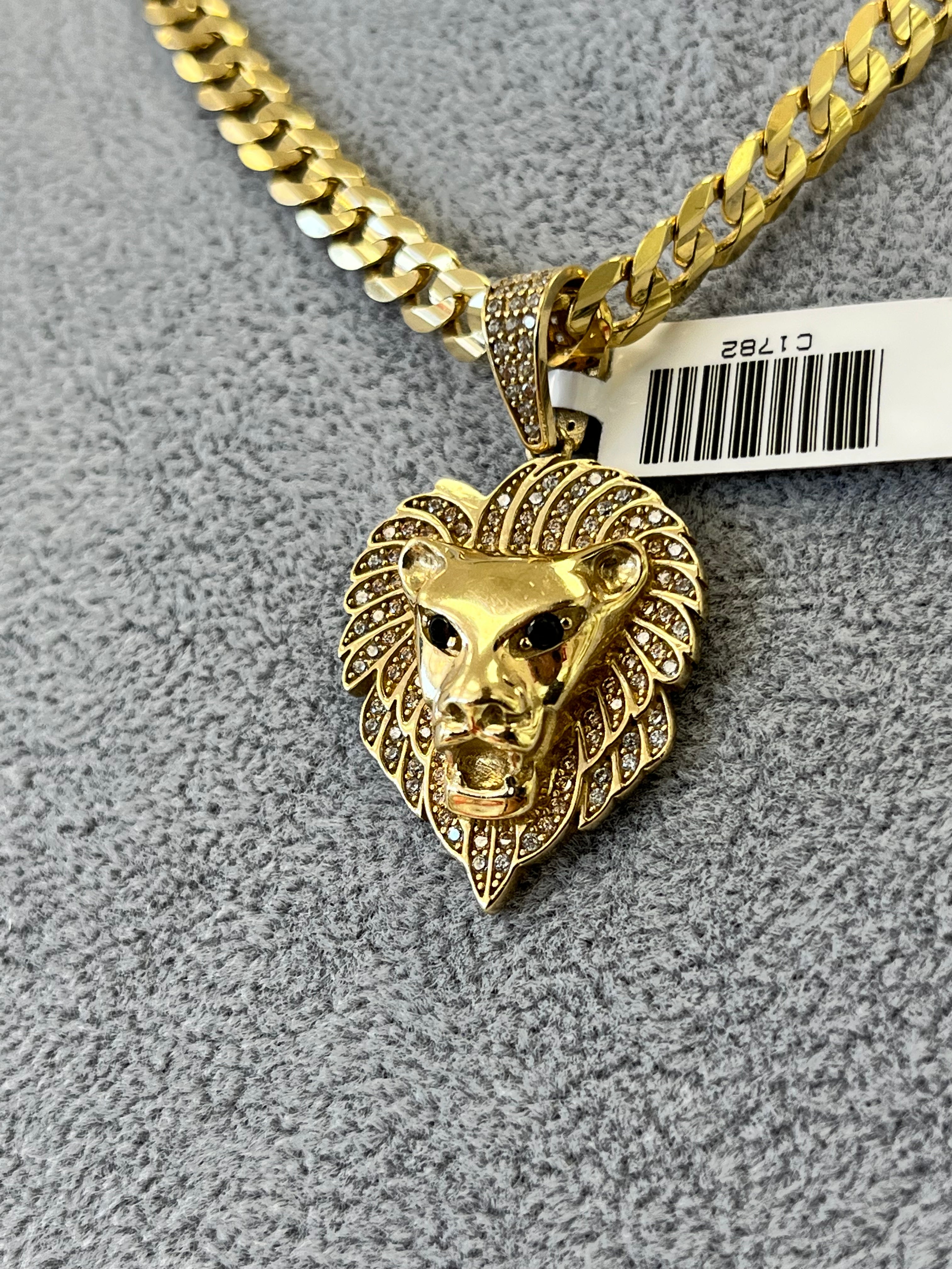 DIJE LEON ORO 10K