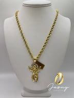 🇮🇹⭐️ CADENA DIVINO NIÑO ORO 14K