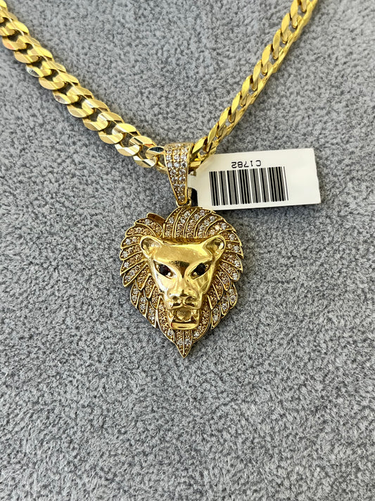 DIJE LEON ORO 10K