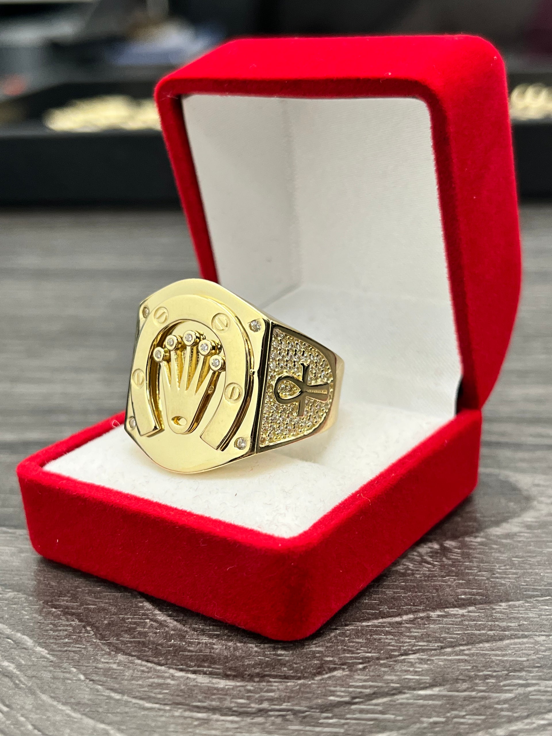 Anillo De Oro Hombre Rolex ?ANILLO ROLEX ORO 14K