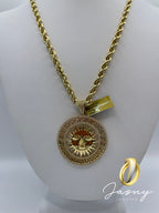 ⭐️💎 CADENA DE SOL ORO 14K 🇮🇹